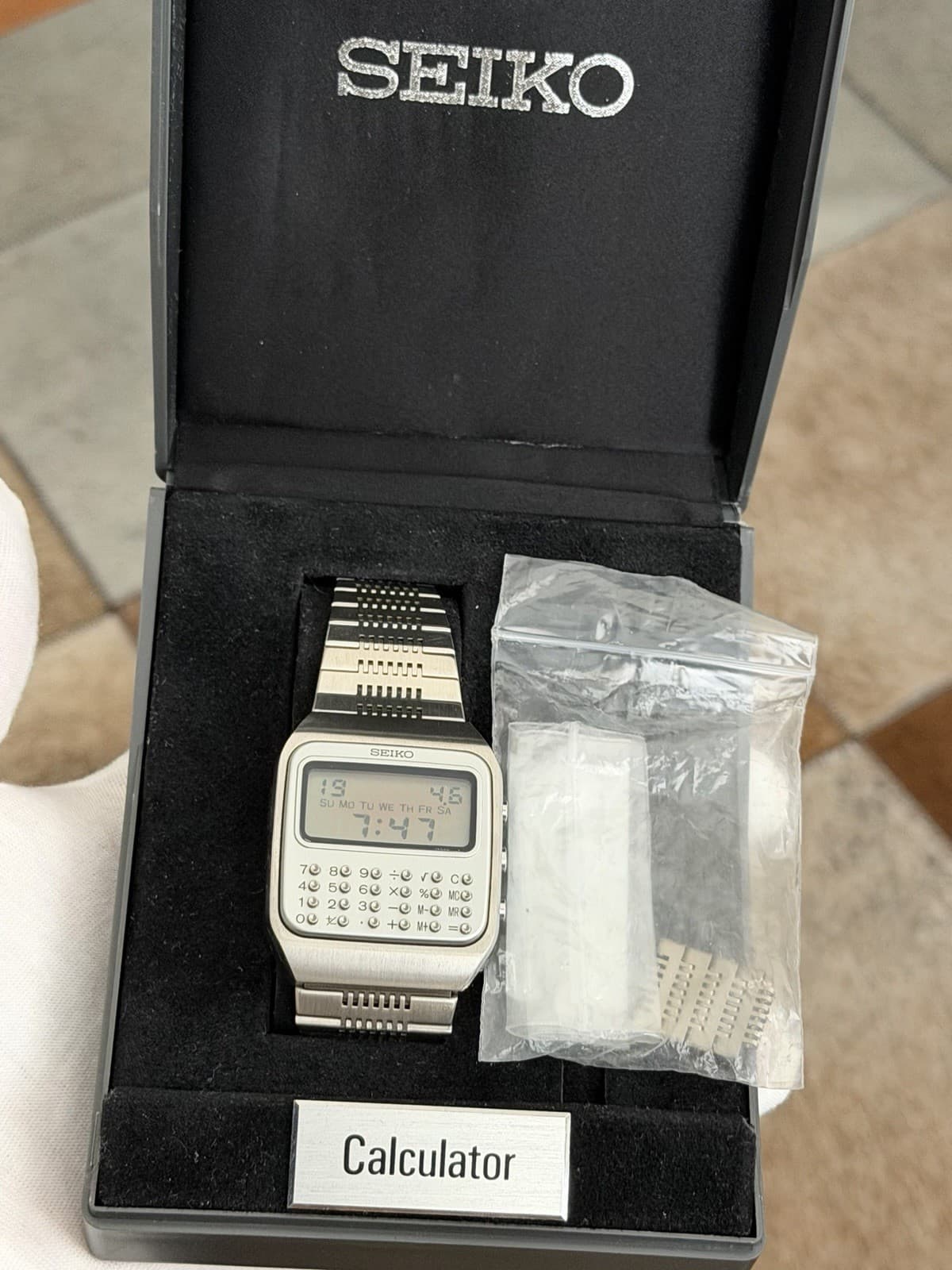 Rare Vintage Seiko C153-5011 Men’s Digital Calculator Sports Watch JDM 1970s