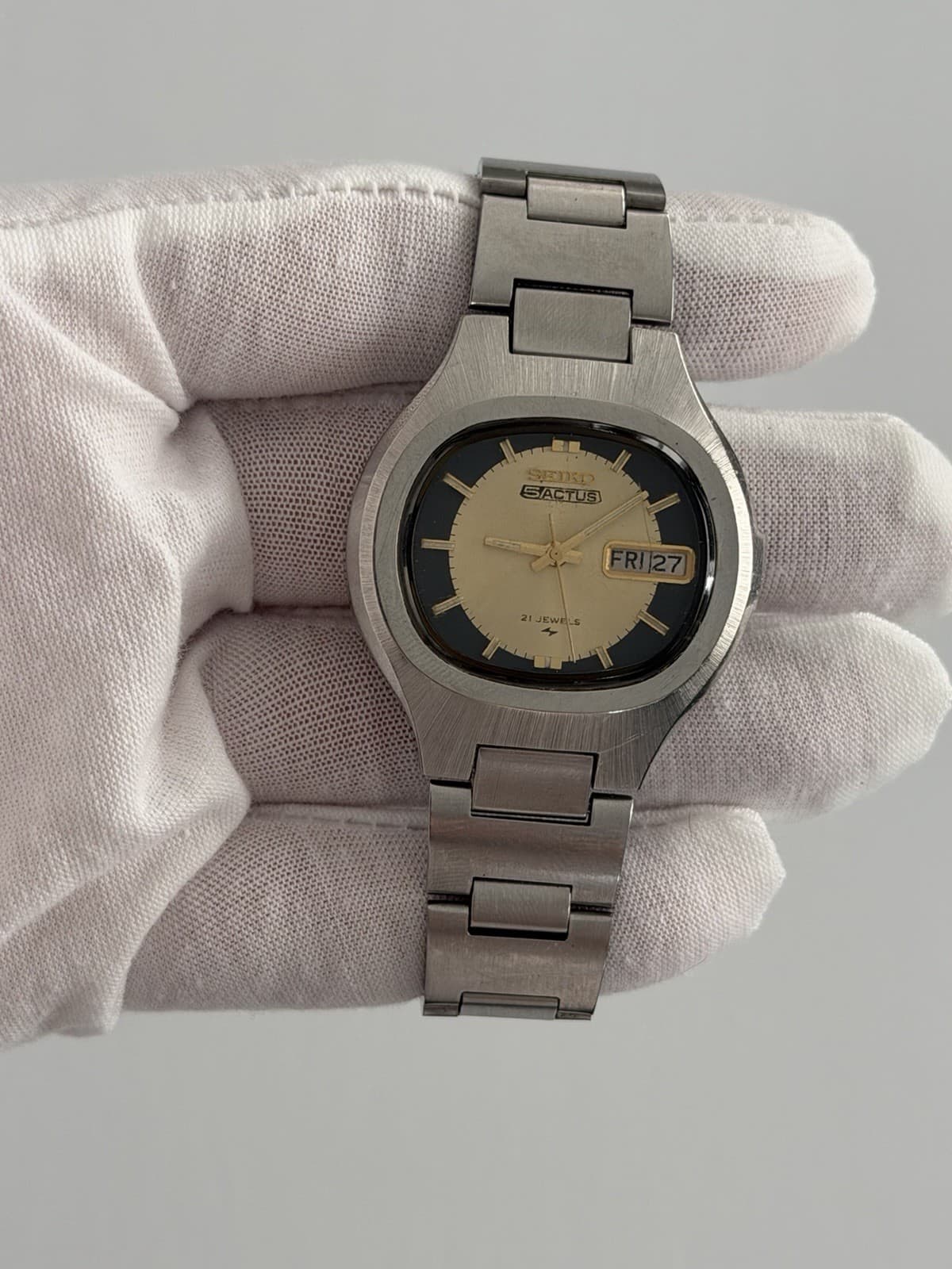 Rare Vintage Seiko 5 Actus 7019-5010 Men’s Automatic Dress Sports Watch JDM 70s