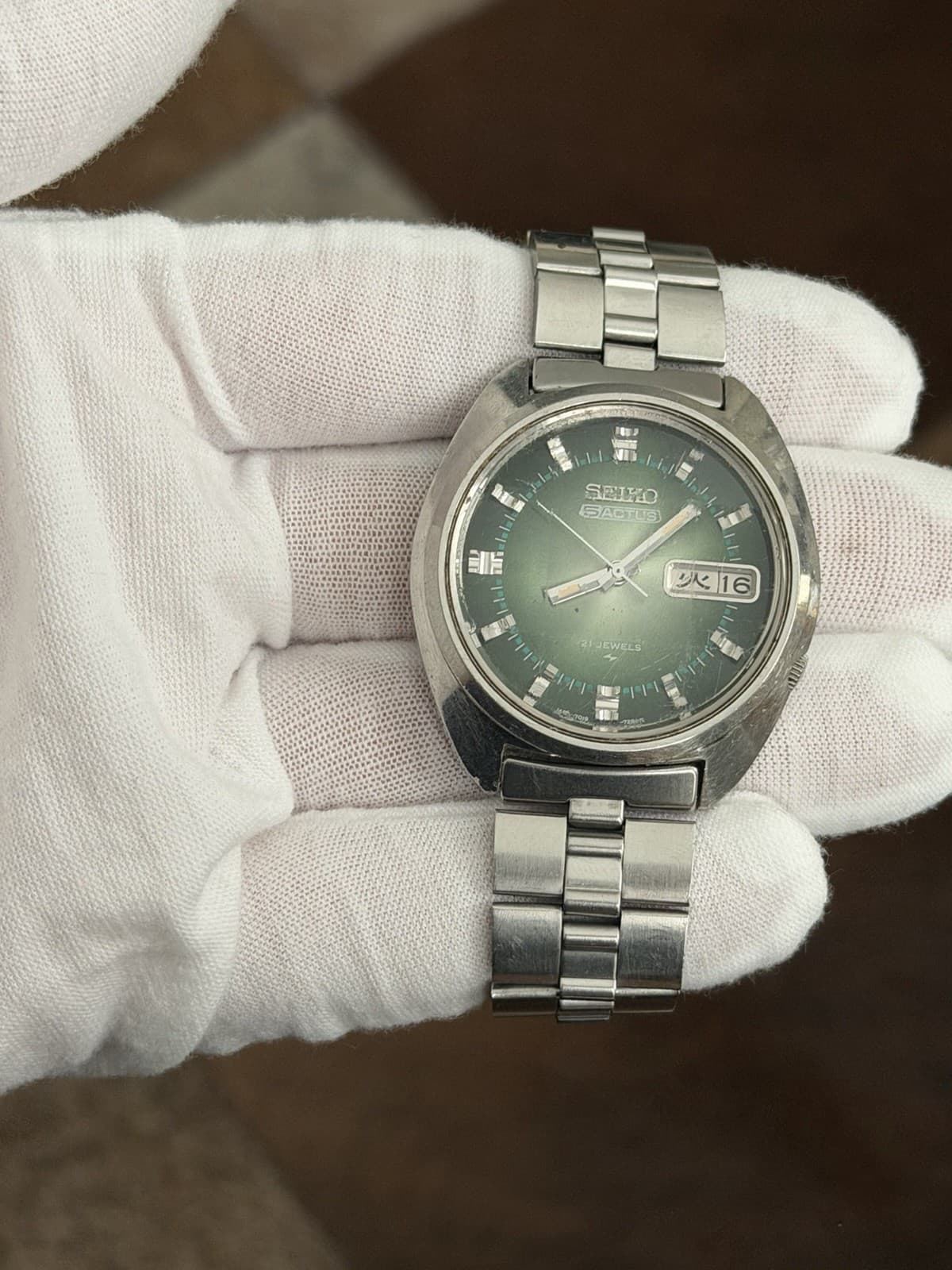 Rare Vintage Seiko 5 Actus 7019-7210 Men’s Automatic Dress Sports Watch JDM 70s