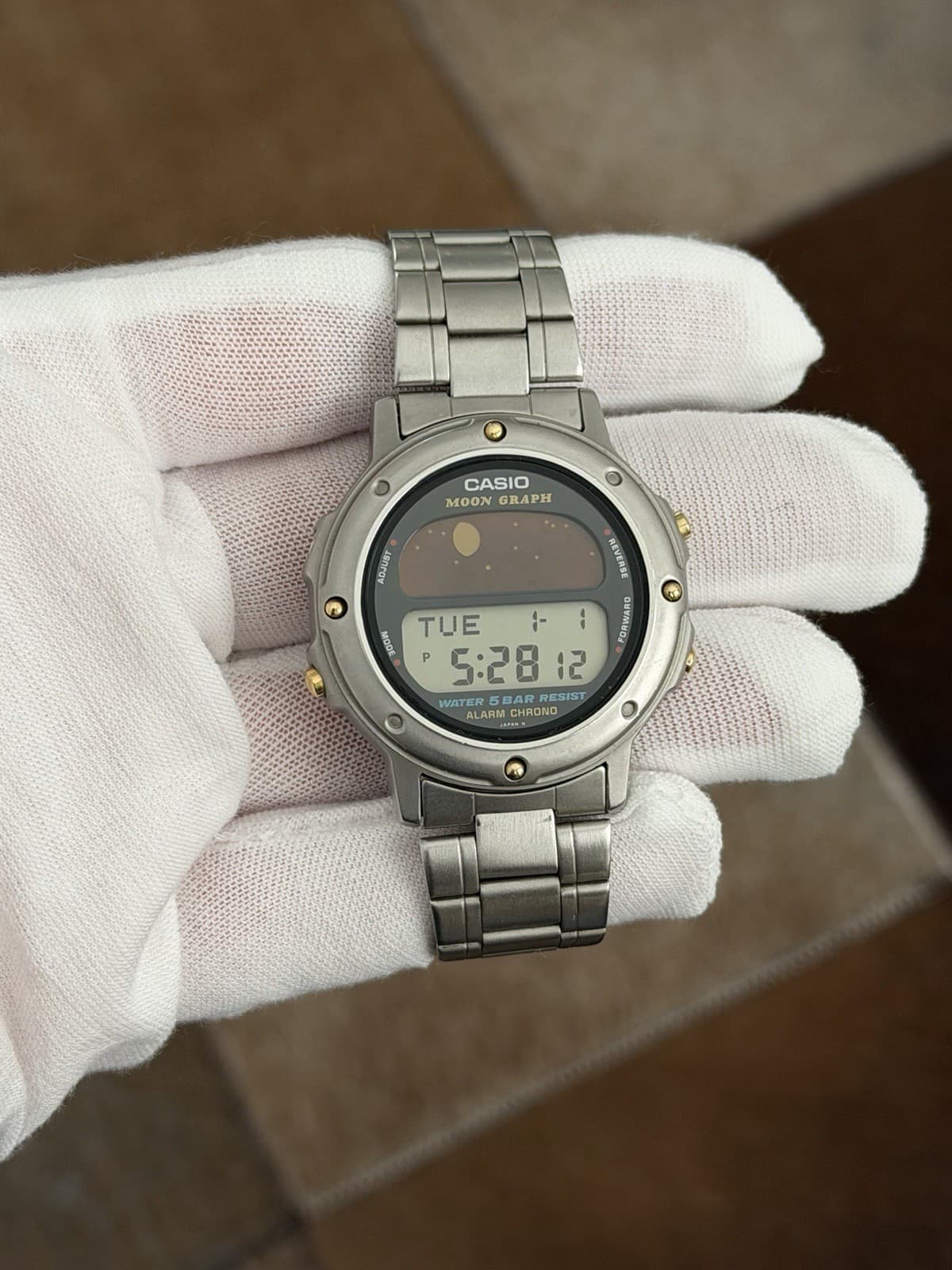Rare Vintage Casio Moon Graph GMW-61 Men’s Digital Sports Watch JDM 1980s - Image 1