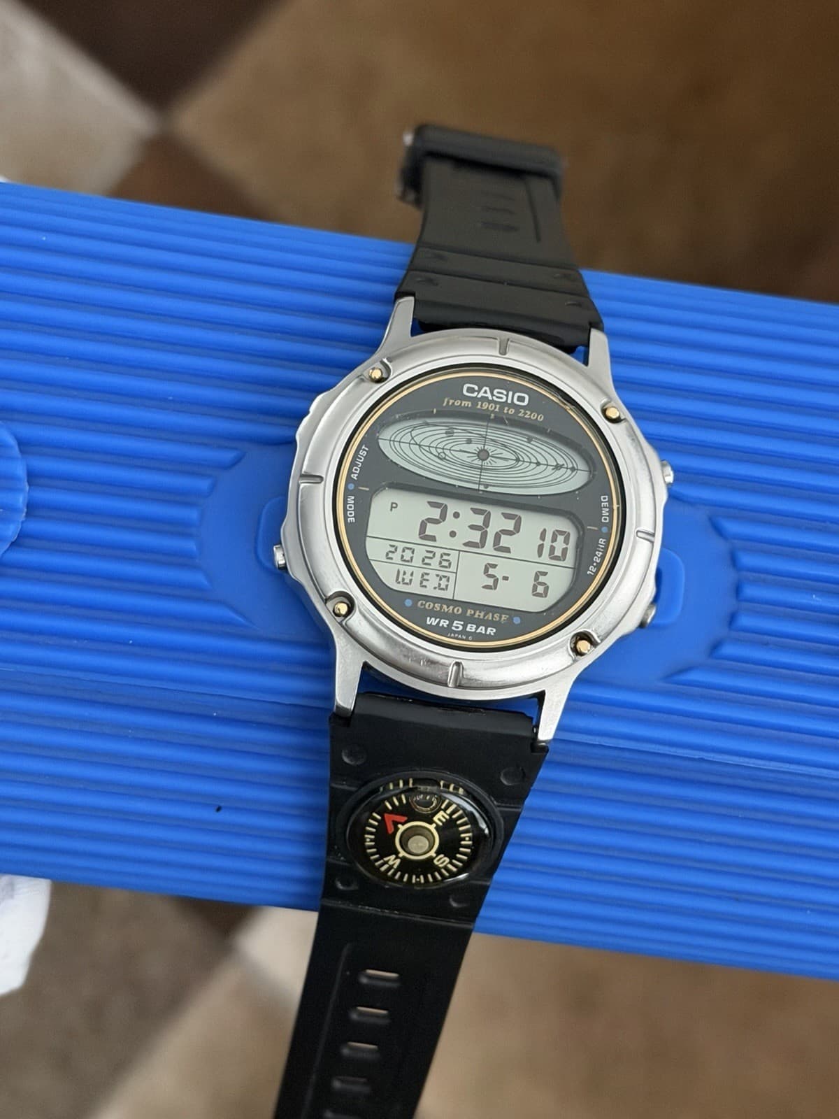 Rare Vintage Casio Cosmo Phase CGW-90 Men’s Digital Astronomy Sports Watch JDM - Image 1