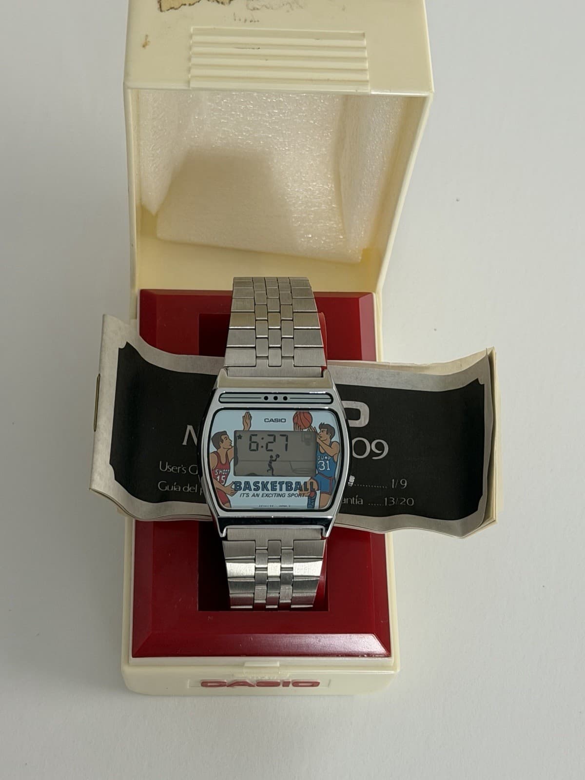 Casio Basketball GF-11 Men’s Vintage Digital Game Watch JDM 1980s Module 209