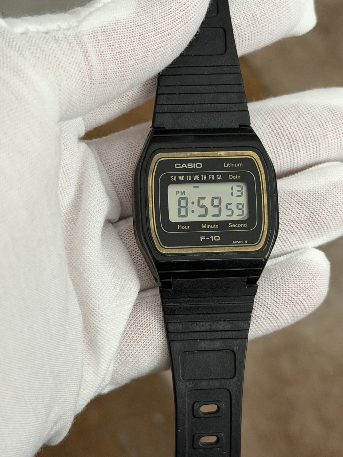 Rare Vintage Casio F-10 Men’s Digital Sports Watch JDM 1970s - Image 1