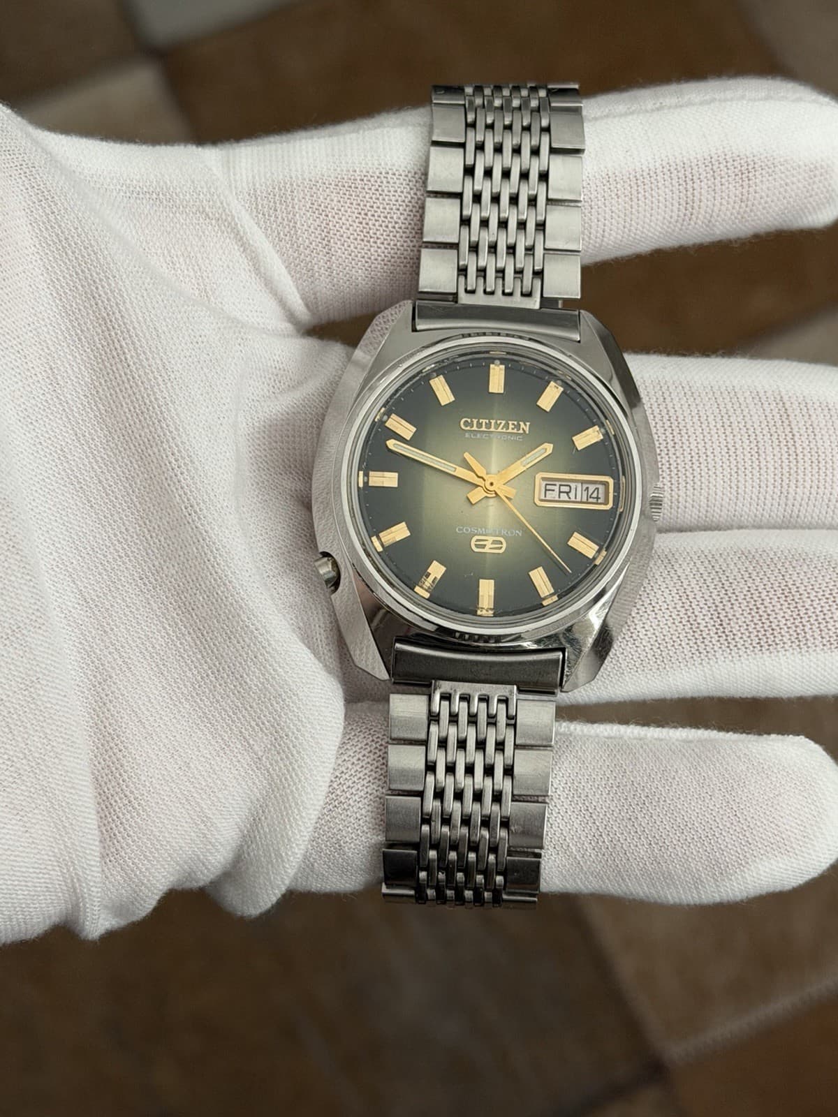 Rare Vintage Citizen Cosmotron 7800-870255 Men’s Sports Dress Watch JDM 1970s