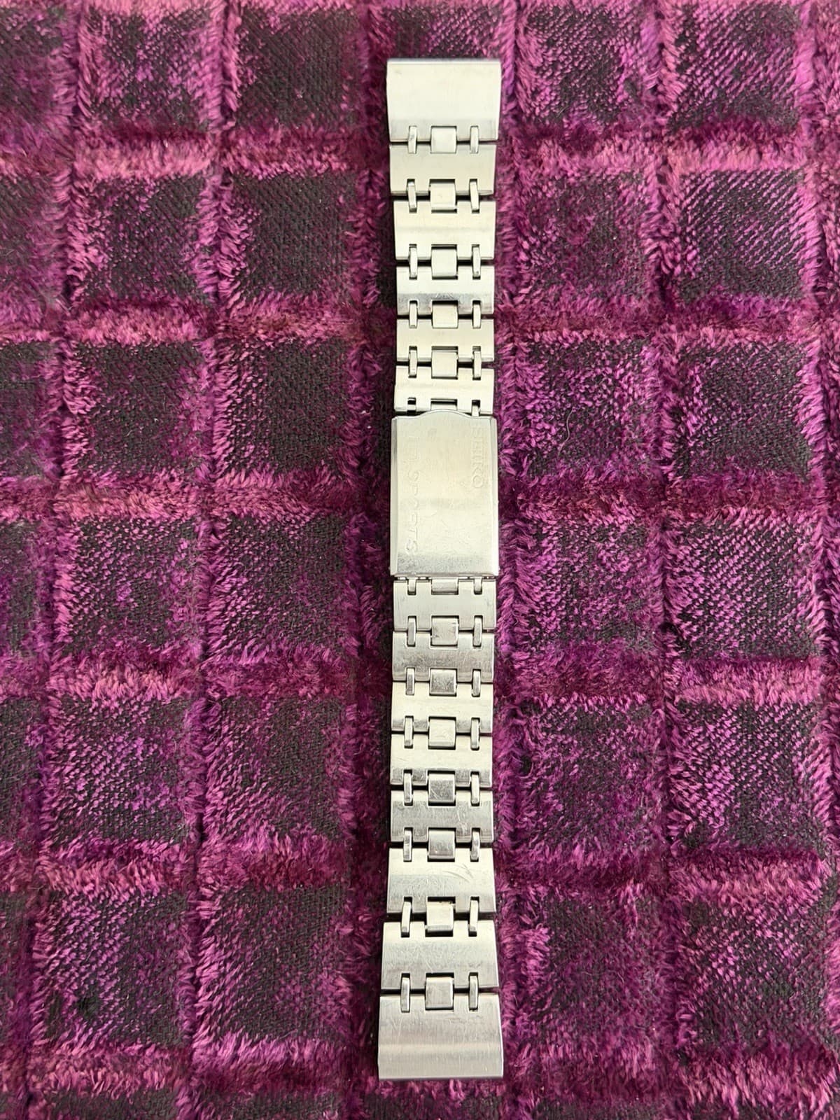 Vintage Seiko 5 Sports Stainless Steel Watch Band Bracelet XGA141 19mm JDM 1970s