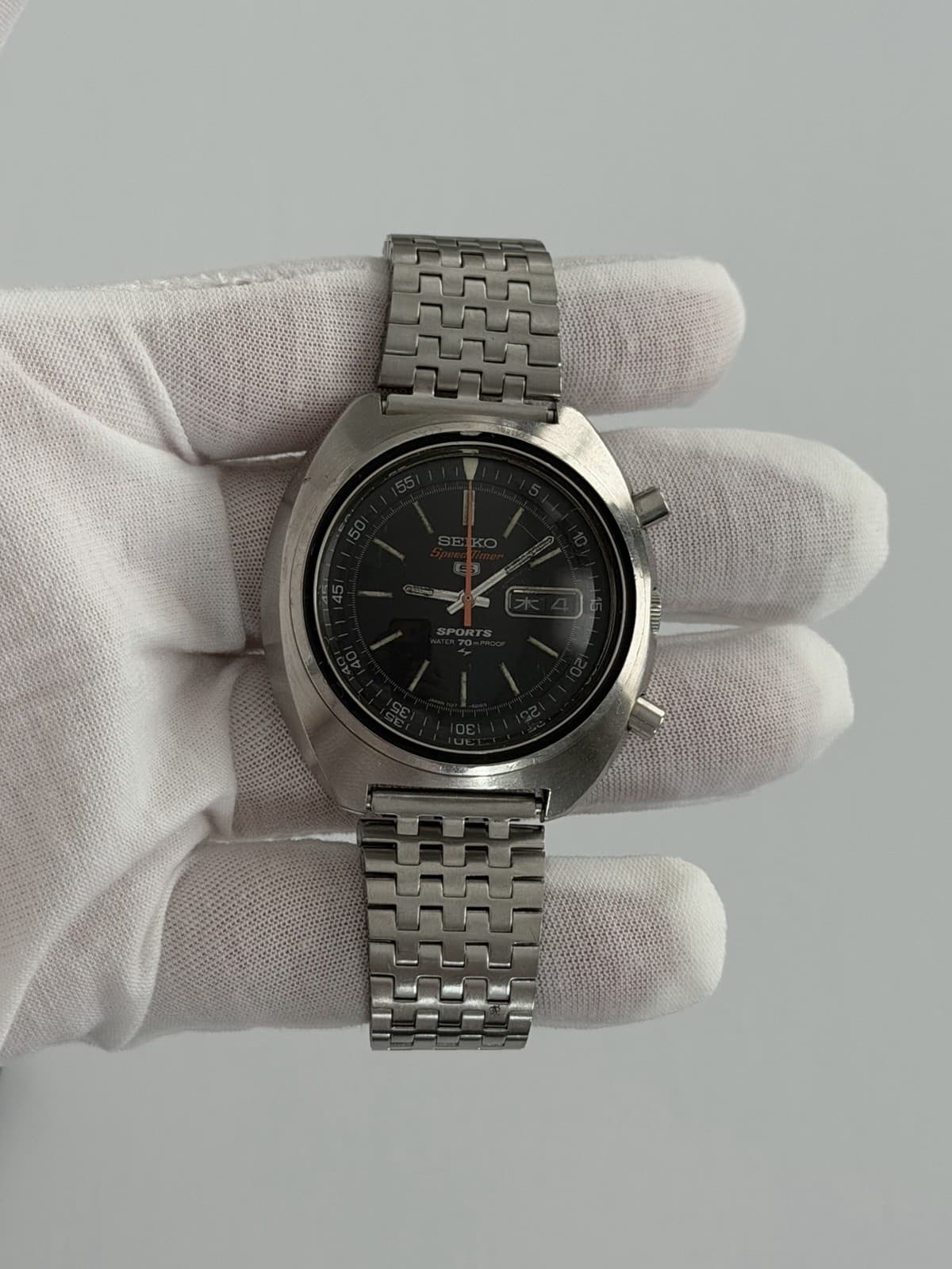 Seiko 5 Sports Speedtimer 7017-6010 Men’s Vintage Chronograph Watch JDM 1970s