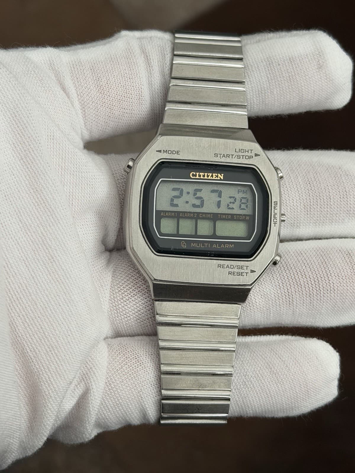 Rare Vintage Citizen Multi Alarm 40-1013 Men’s Digital Sports Watch JDM 1970s - Image 1