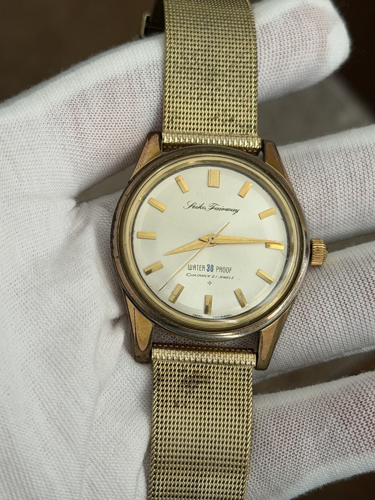 Rare Vintage Seiko Fairway J13048 Men’s Classic 21J Manual Dress Watch JDM 1960s