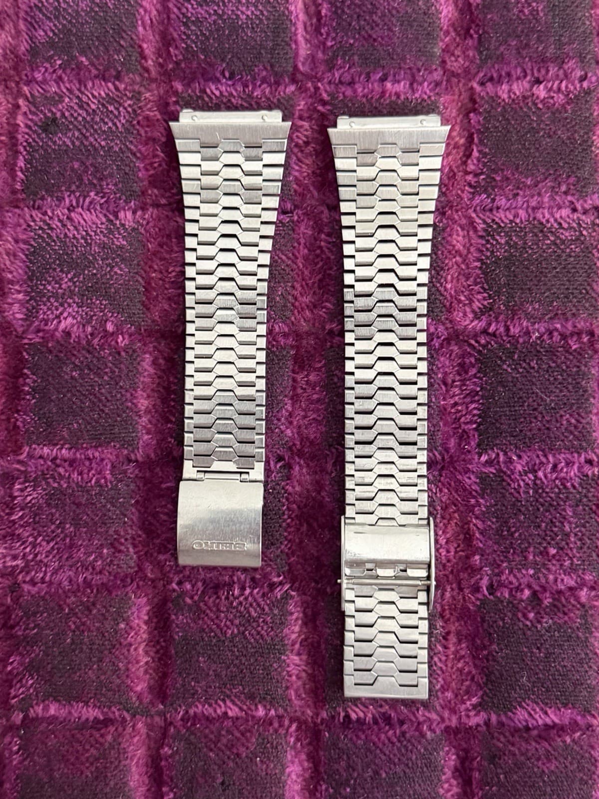 Vintage Seiko Stainless Steel Watch Band Bracelet XBB-100 20mm JDM 1970s