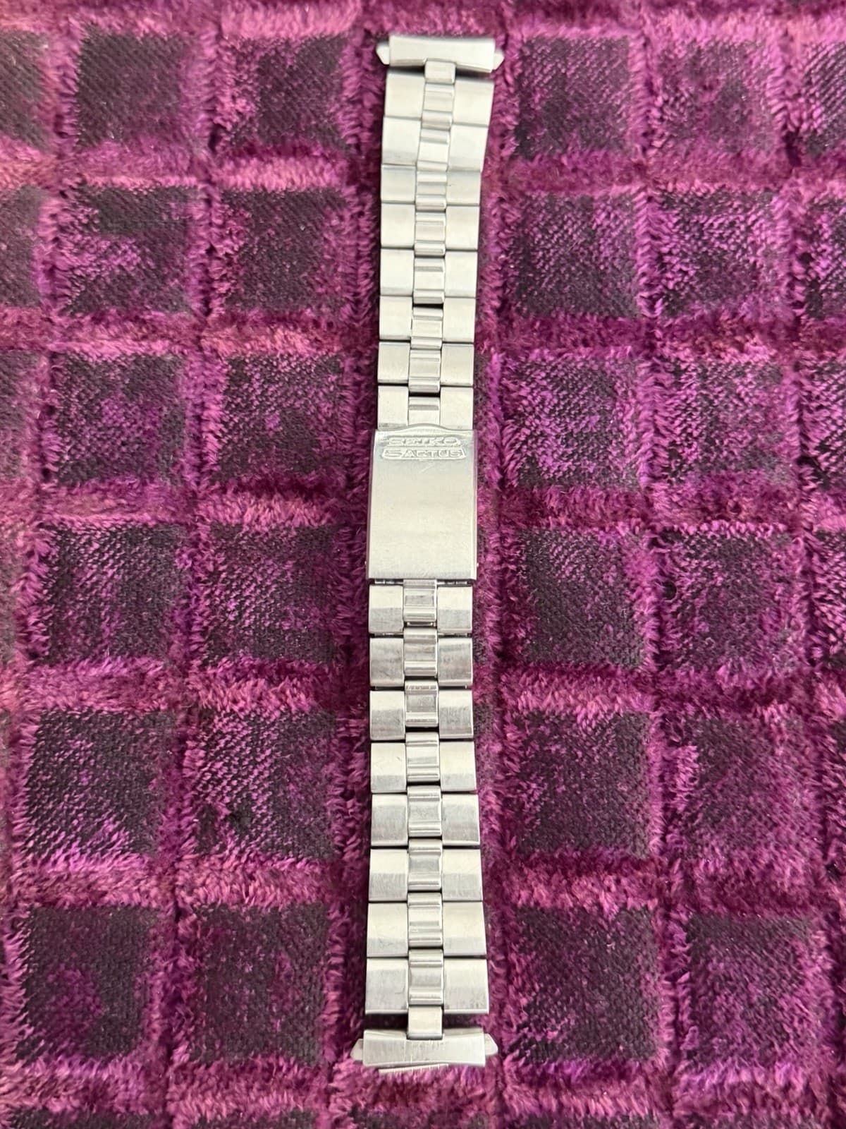 Vintage Seiko 5 Actus Stainless Steel Watch Band Bracelet XAA 673 18mm JDM 1970s