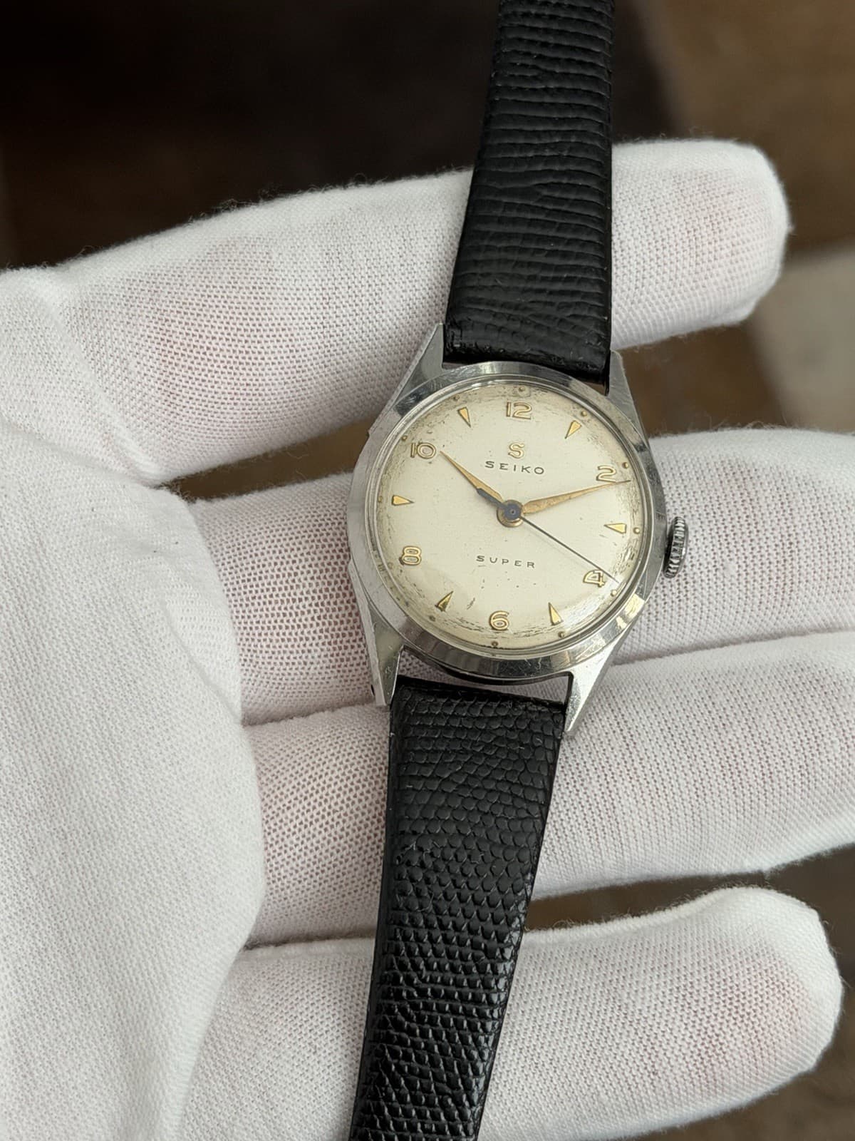 Rare Vintage Seiko Super 11026 Seikosha Men’s Manual Classic Dress Watch JDM 50s