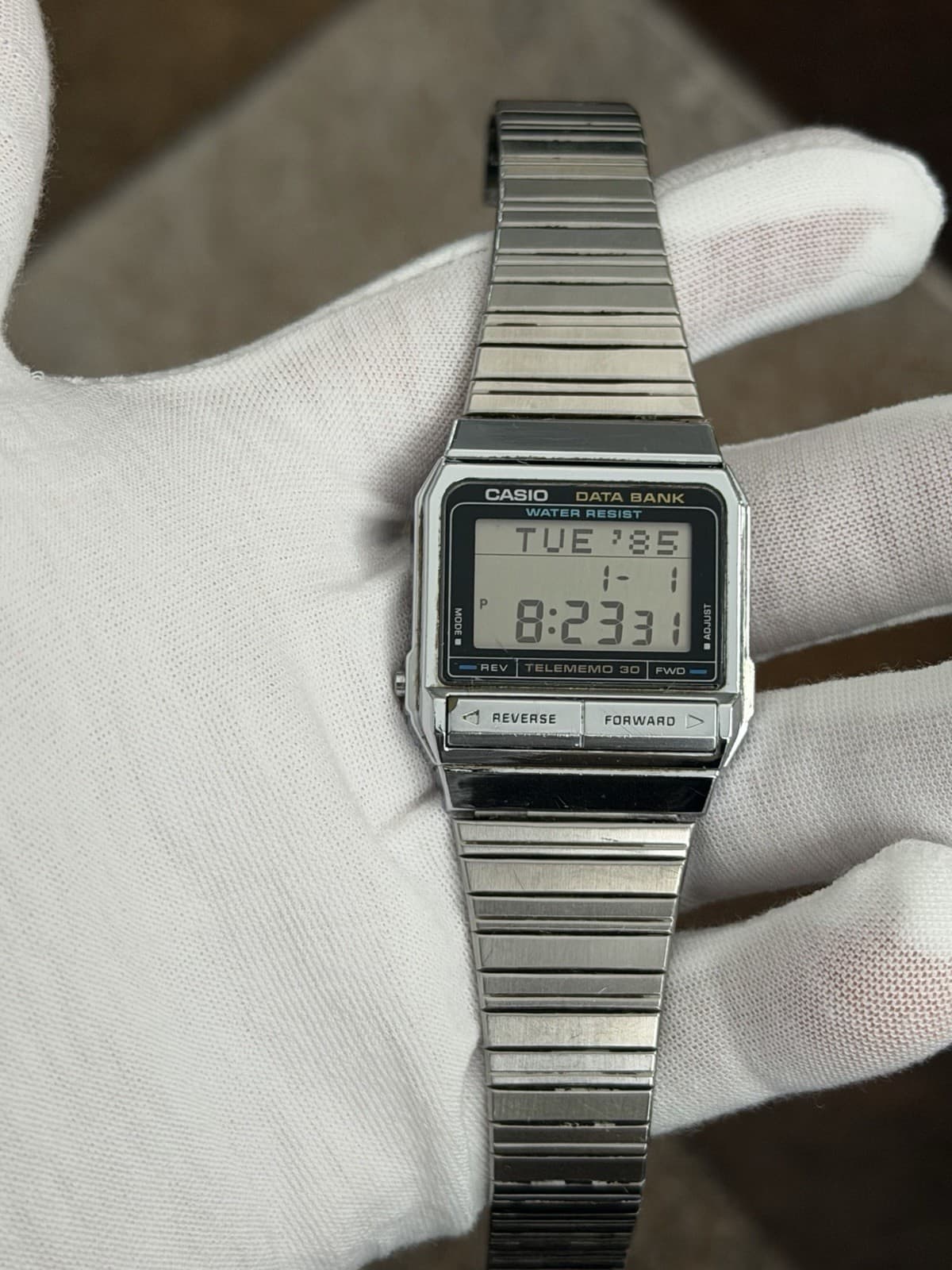 Rare Vintage Casio Data Bank DB-310 Men’s Digital Sports Watch JDM 1980s - Image 1