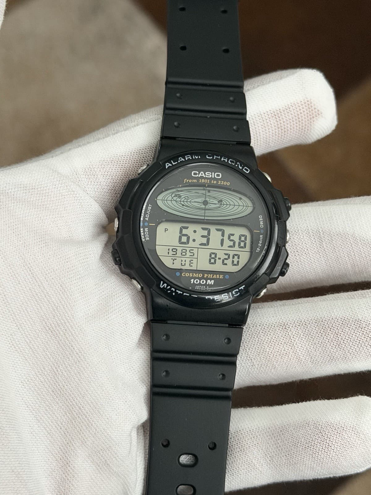 Rare Vintage Casio Cosmo Phase CGW-50 Men’s Digital Astronomy Sports Watch JDM