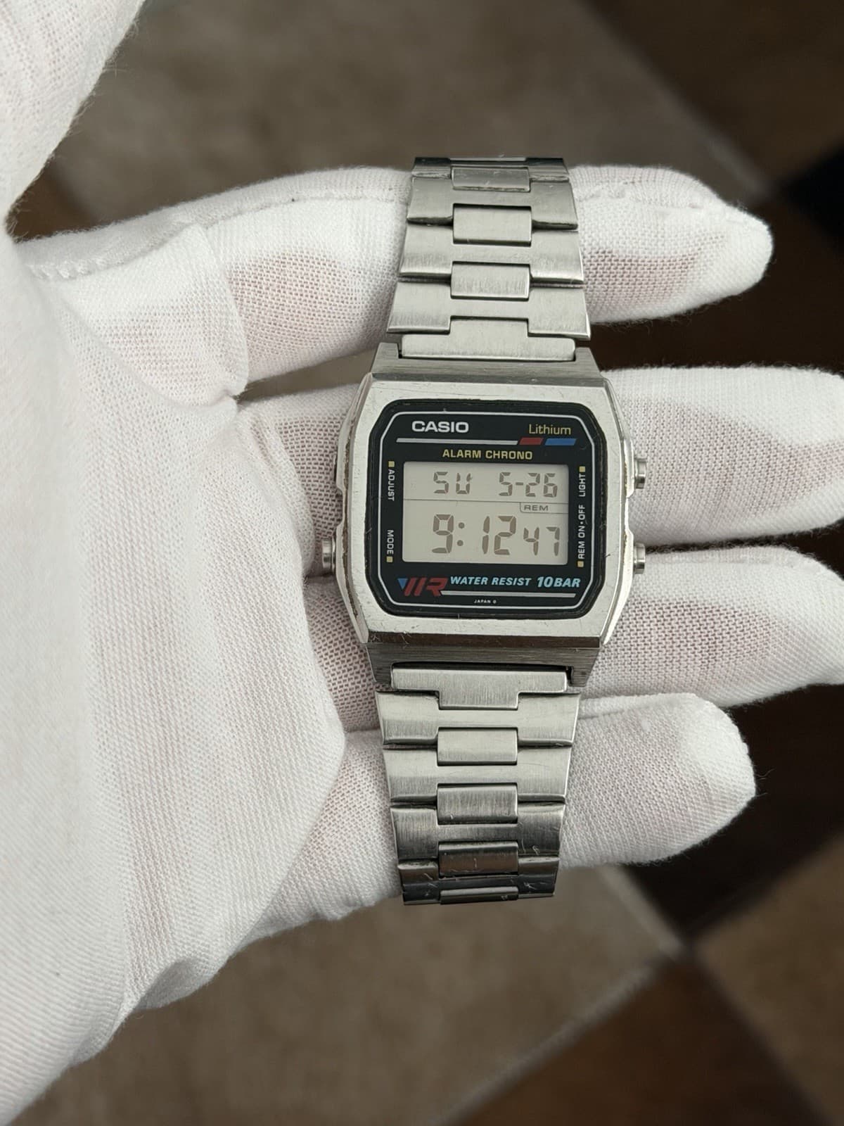 Rare Vintage Casio W-780 Men’s Digital Sports Watch Module 549 JDM 1980s - Image 1