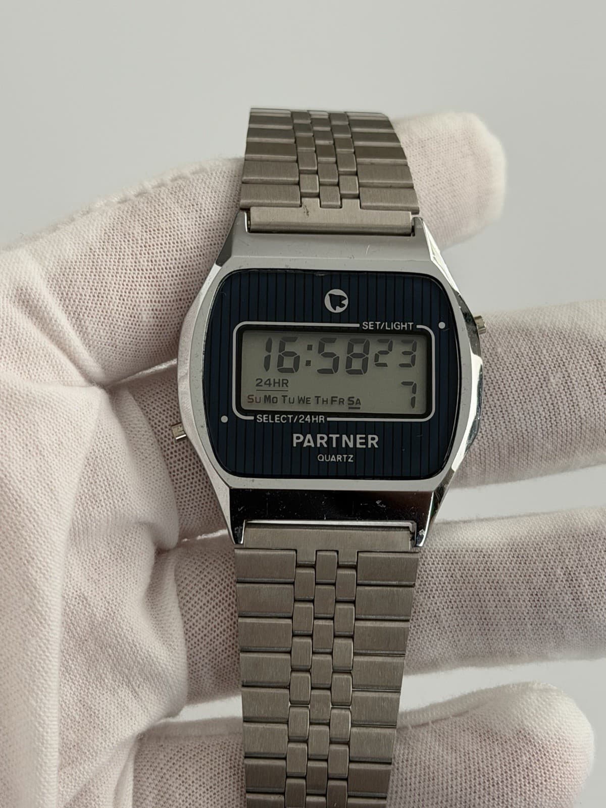 Partner Quartz Men’s Vintage Digital LCD Sports Watch JDM 1980s