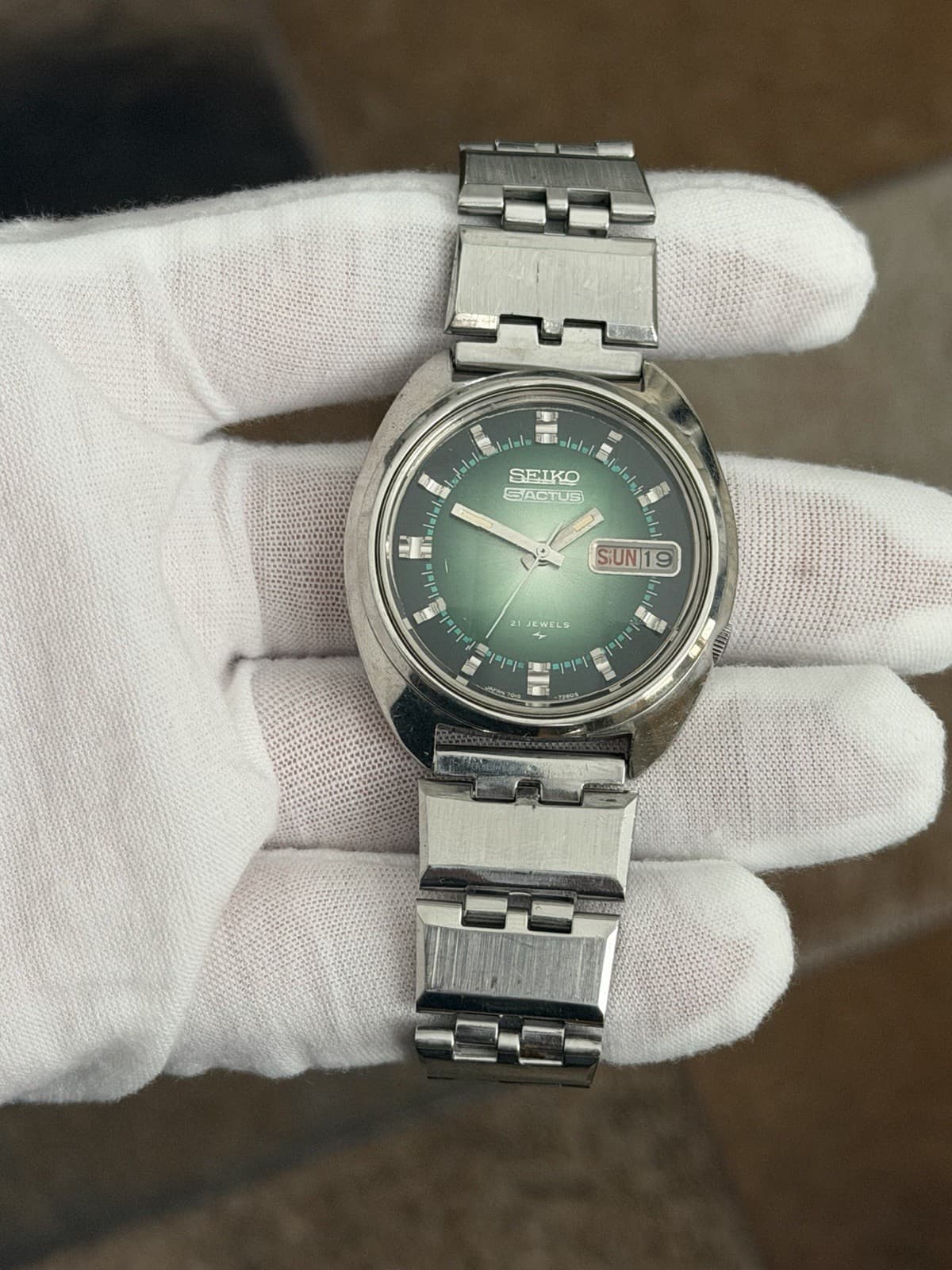 Rare Vintage Seiko 5 Actus 7019-7210 Men’s Automatic Dress Sports Watch JDM 70s