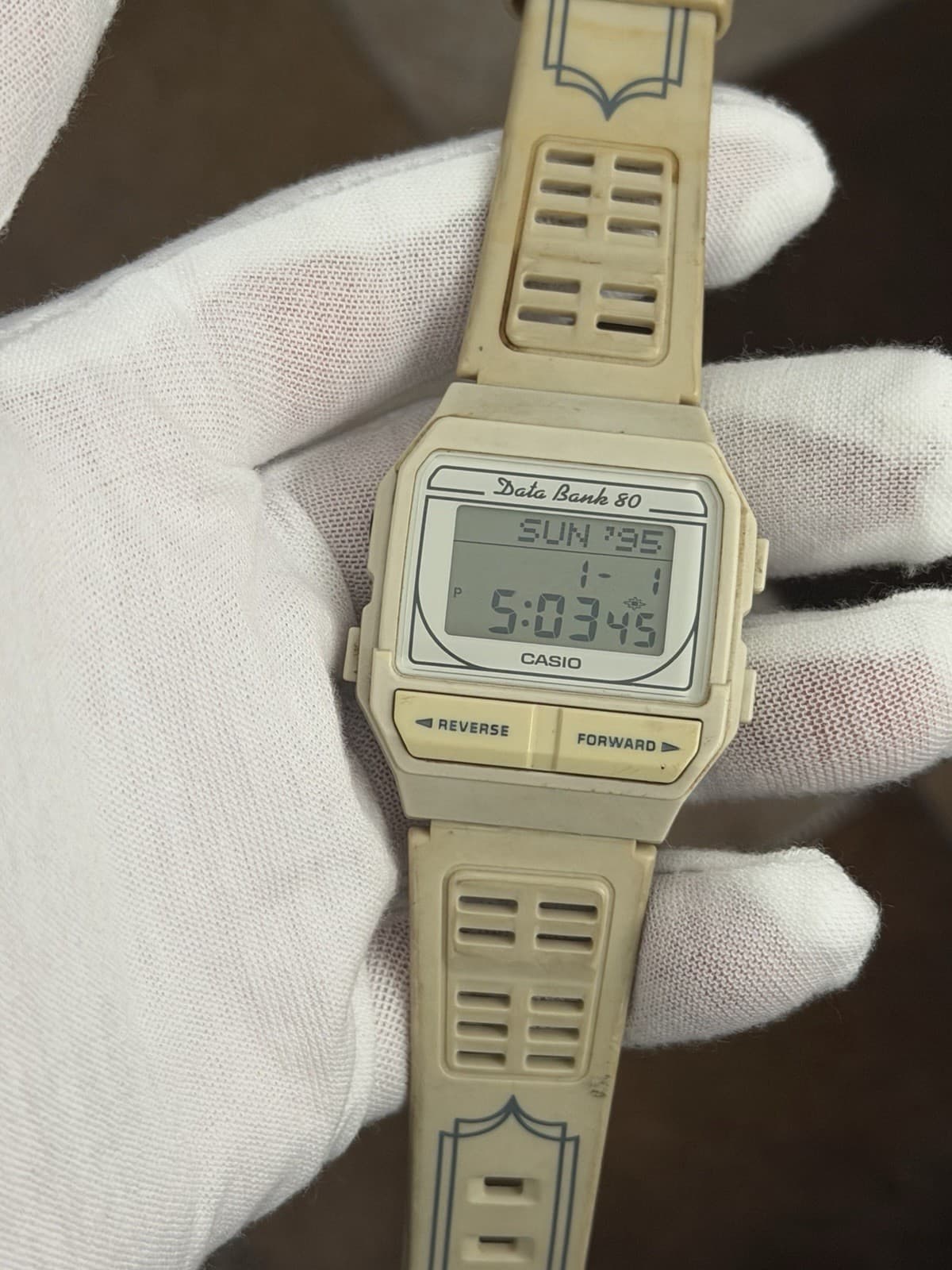 Rare Vintage Casio DB-81 Data Bank 80 Men’s Digital Sports Watch JDM 1990s - Image 1