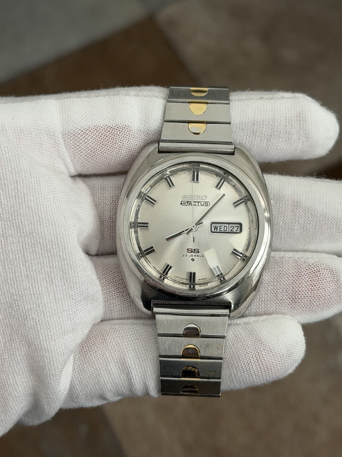 Rare Vintage Seiko 5 Actus 6106-8450 Men’s Automatic Dress Sports Watch JDM 60s