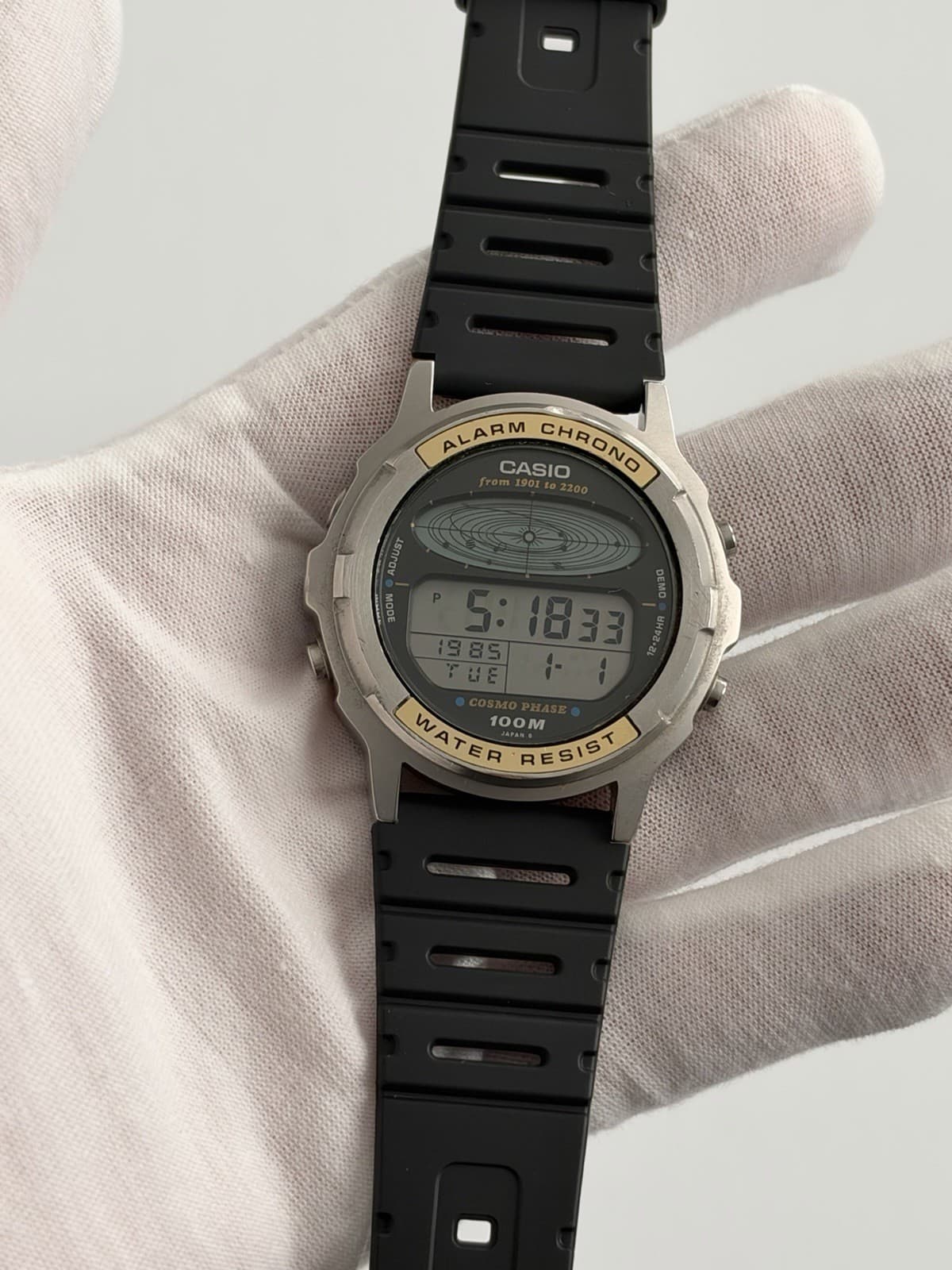 Casio Cosmo Phase CGW-500 Men’s Vintage Digital Sports Watch Module 830 JDM 80s