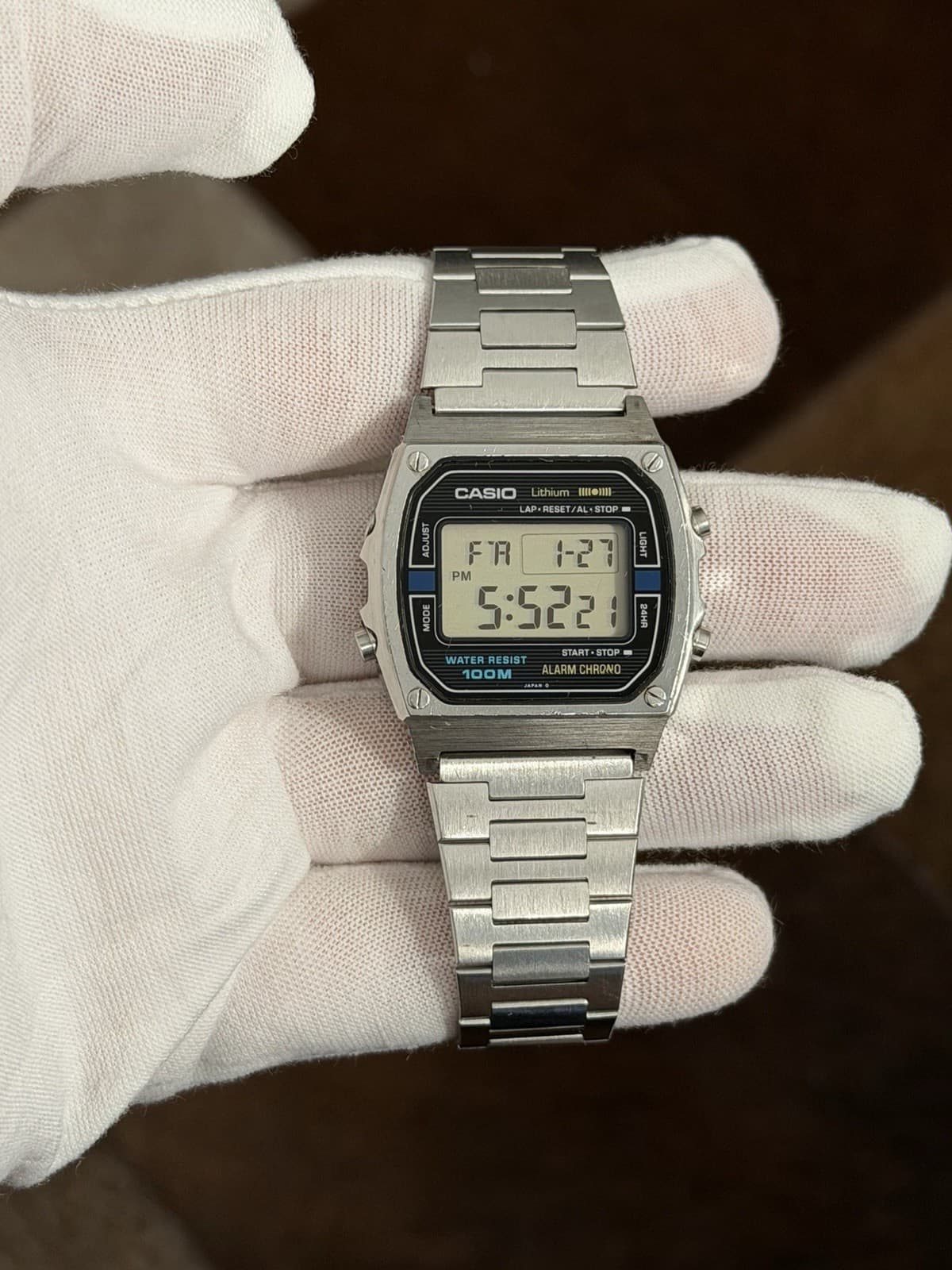 Rare Vintage Casio W-760 Men’s Digital Alarm Chronograph Sports Watch JDM 1980s - Image 1