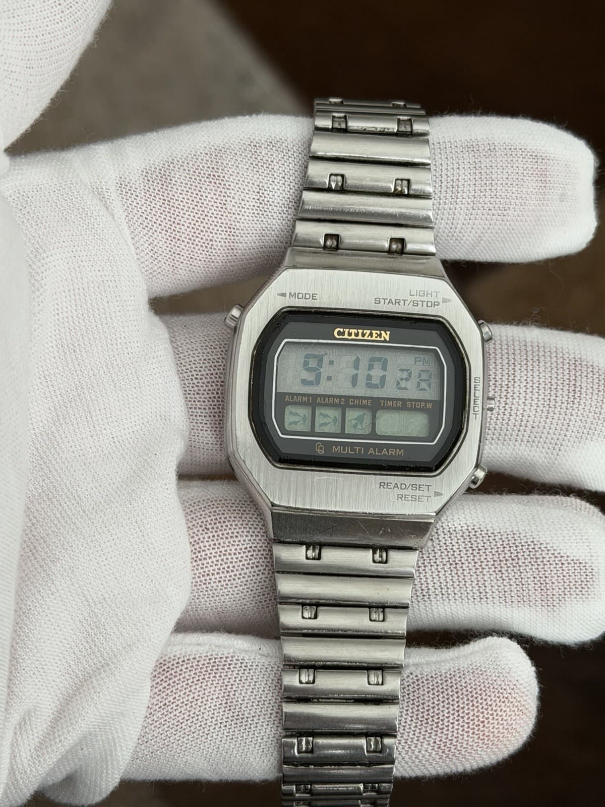 Rare Vintage Citizen Multi Alarm 40-1013 Men’s Digital Sports Watch JDM 1970s - Image 1