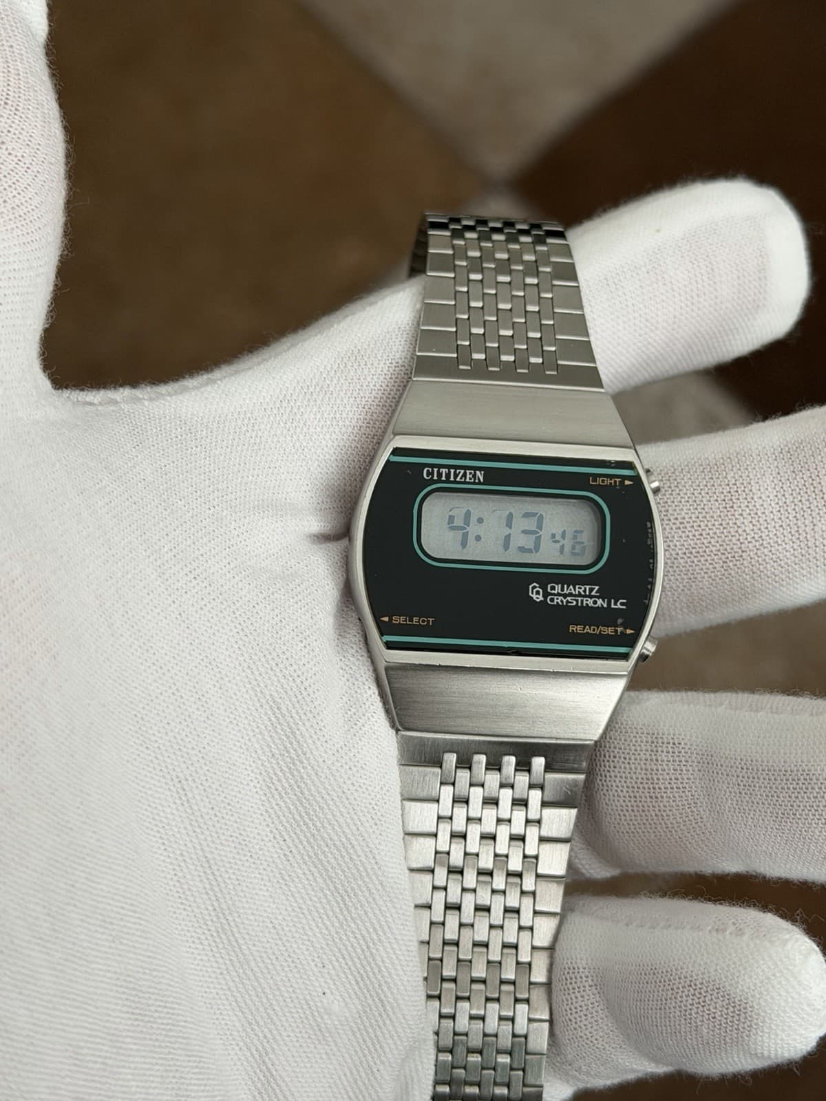 Rare Vintage Citizen Quartz Crystron LC 50-6079 Men’s Digital Watch JDM 1970s - Image 1