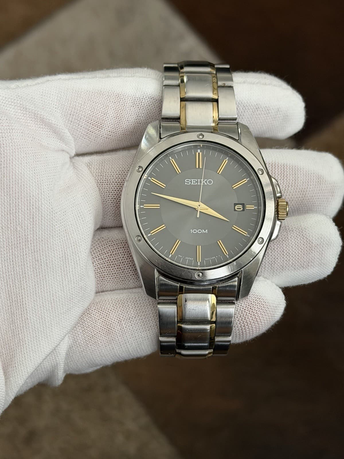 Rare Vintage Seiko 7N42-0FH0 Men’s Quartz Dress Sports Watch JDM 1990s - Image 1