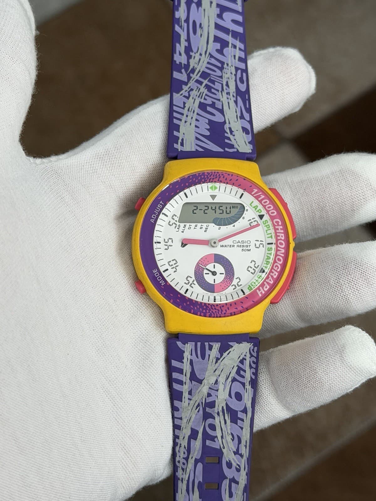 Rare Vintage Casio VQ-15 Men’s Ana-Digi Sports Watch JDM 1980s Module 754 - Image 1