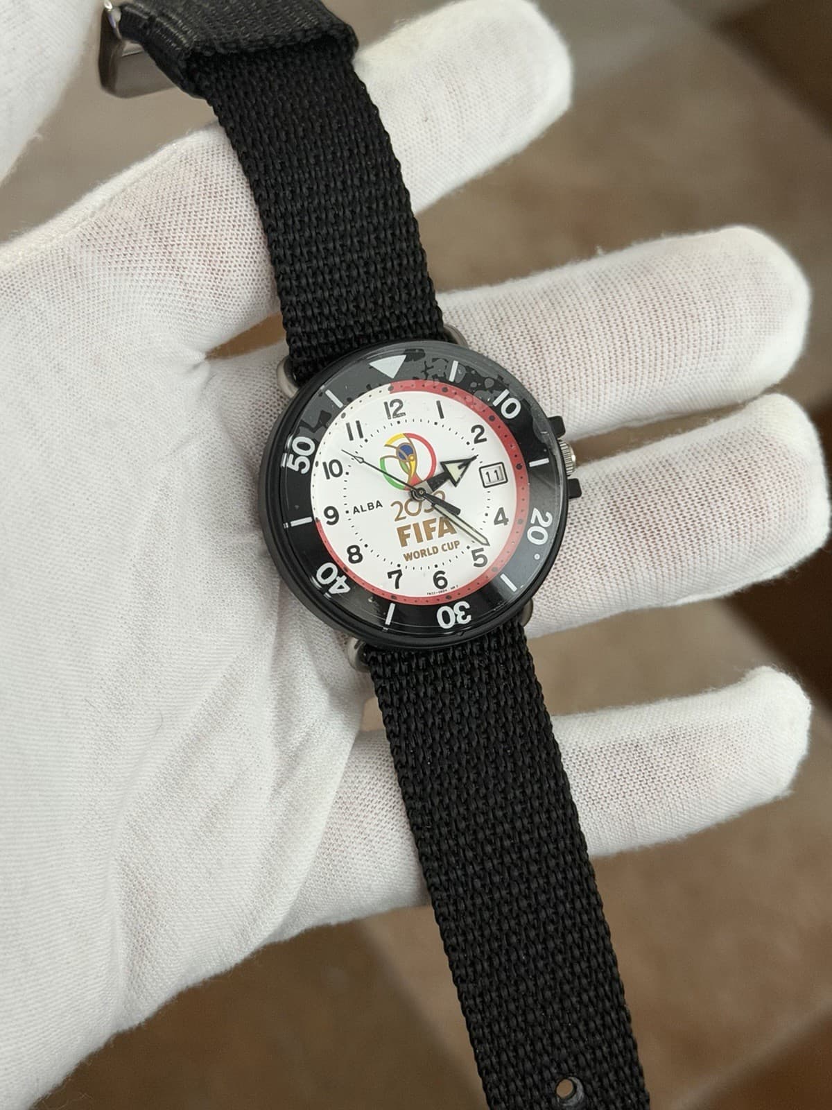 Rare Vintage Alba 2002 FIFA World Cup Men’s Quartz Sports Watch 7N32-0AE0 JDM - Image 1