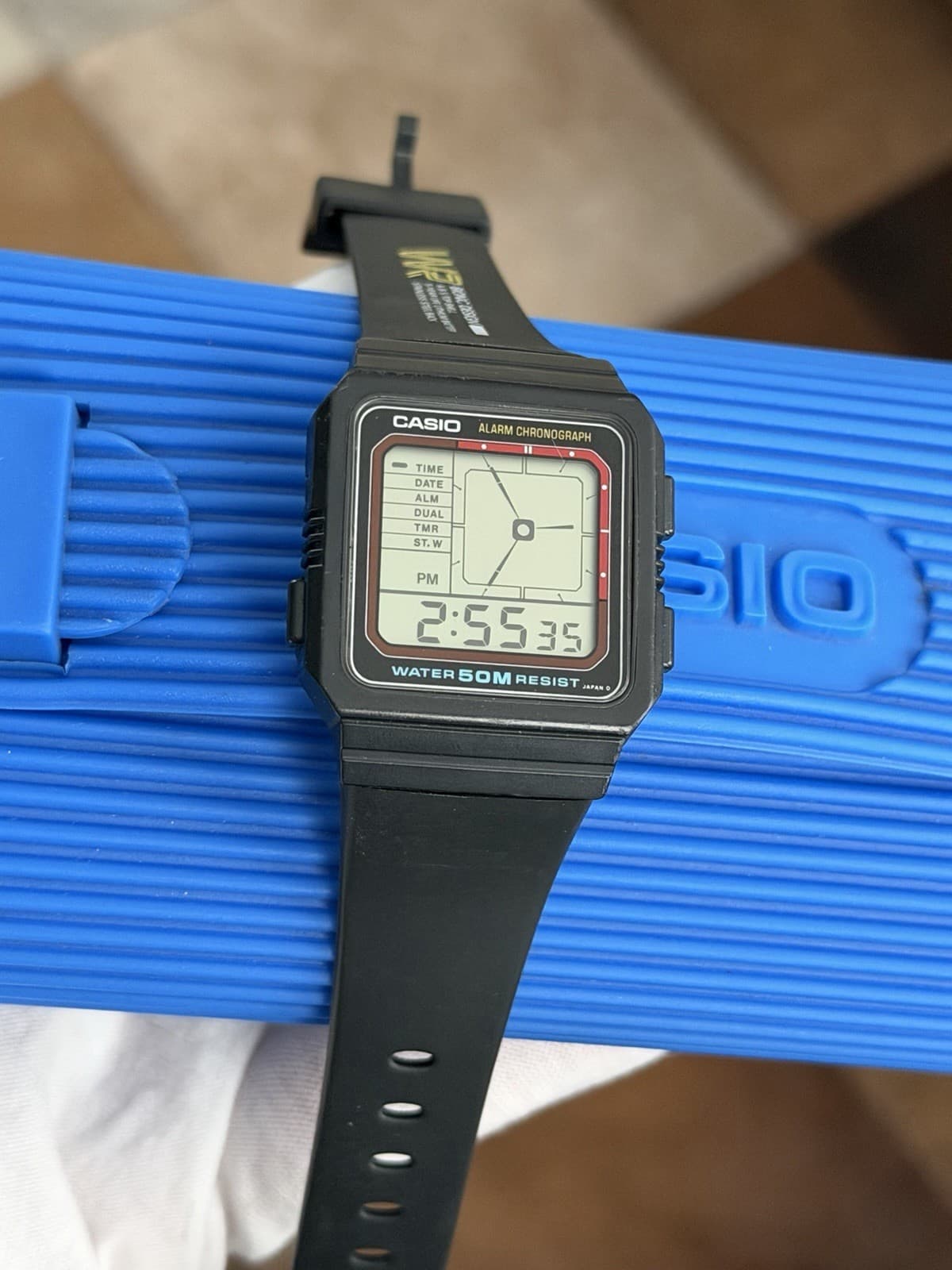 Rare Vintage Casio AE-10W Men’s Alarm Chronograph Digital Sports Watch JDM 1980s - Image 1