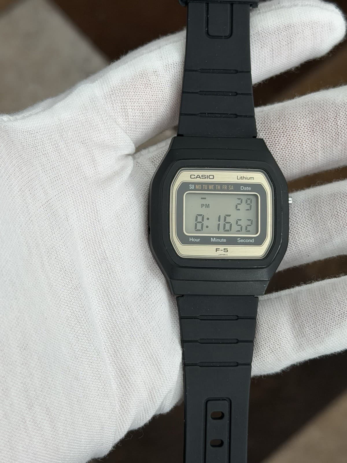 Rare Vintage Casio F-5 Men’s Digital Sports Watch JDM 1970s Module 58 - Image 1