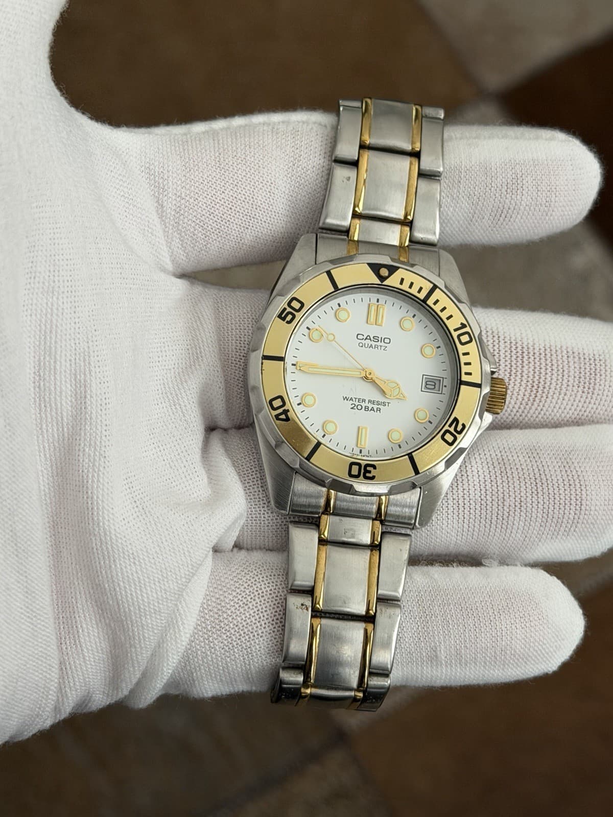 Rare Vintage Casio Quartz EFL-200 Men’s Sports Dress Watch JDM 1990s Module 1332 - Image 1