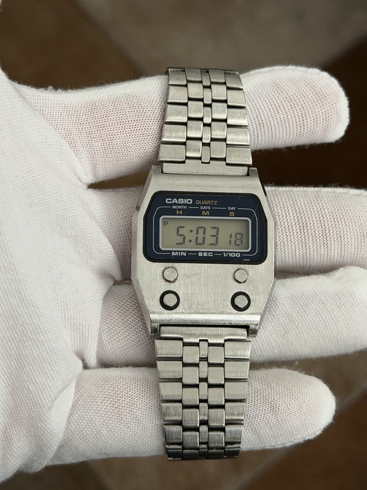 Rare Vintage Casio Quartz 52QS-14 Men’s Digital Sports Watch JDM 1970s - Image 1