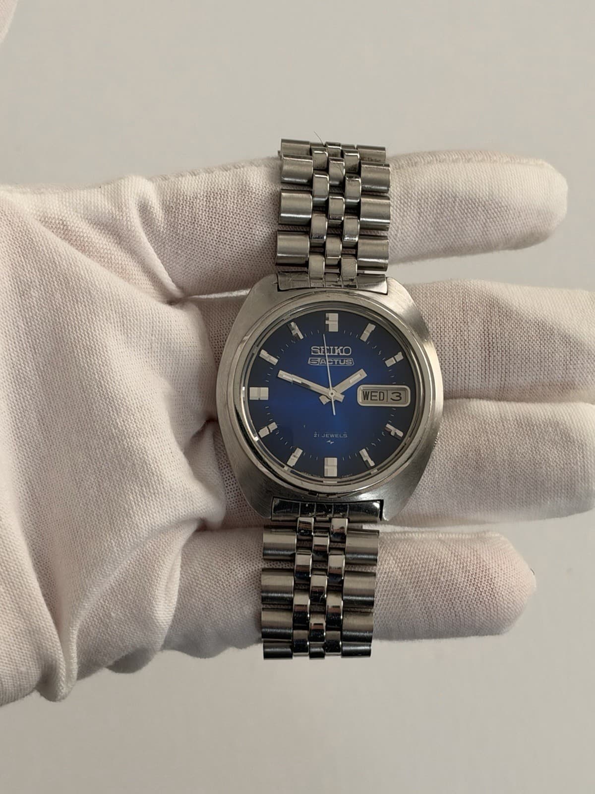 Seiko 5 Actus 7019-7350 Men’s Vintage 21J Automatic Dress Sports Watch JDM 1970s