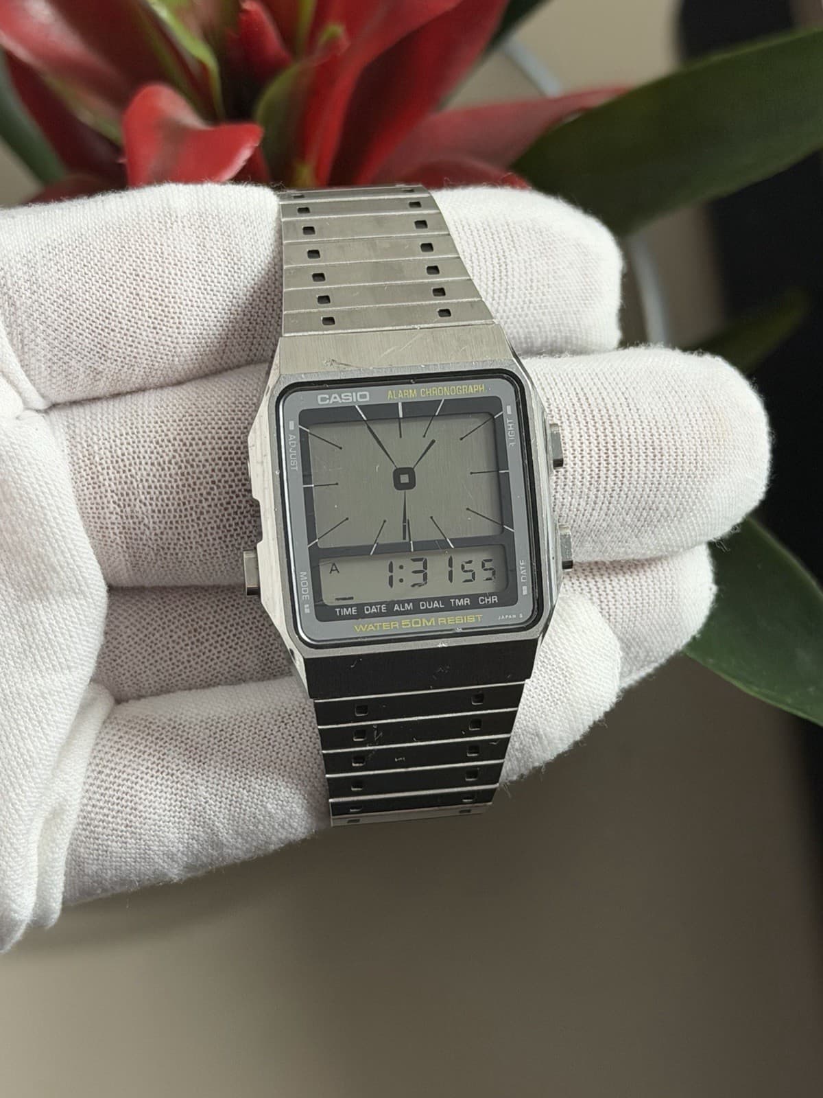 Rare Vintage Casio AE-90W Men’s Digital Alarm Chronograph Sports Watch JDM 80s - Image 1