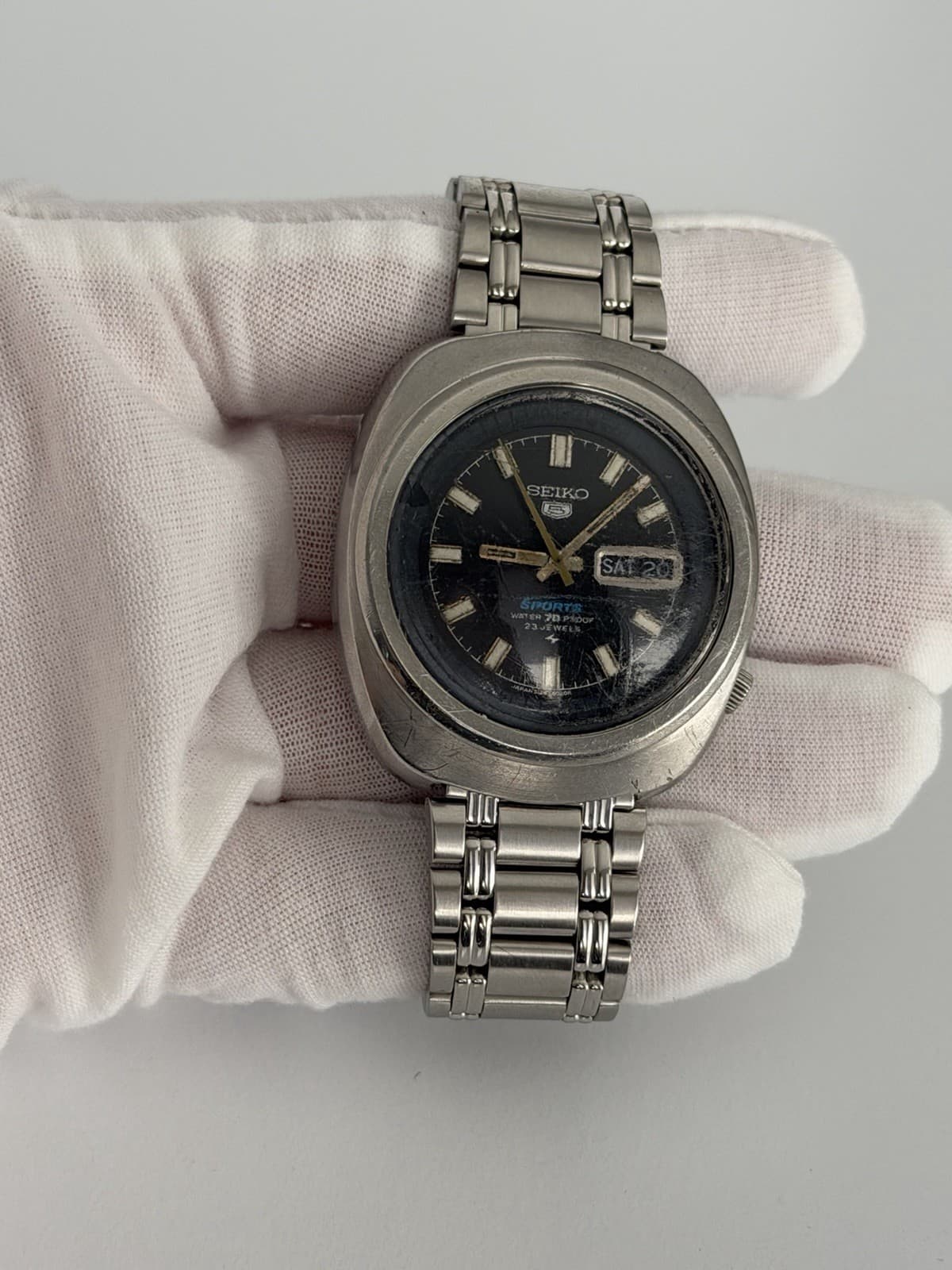 Seiko 5 Sports 5126-6010 Men’s Vintage 23J Automatic Sports Watch JDM 1960s