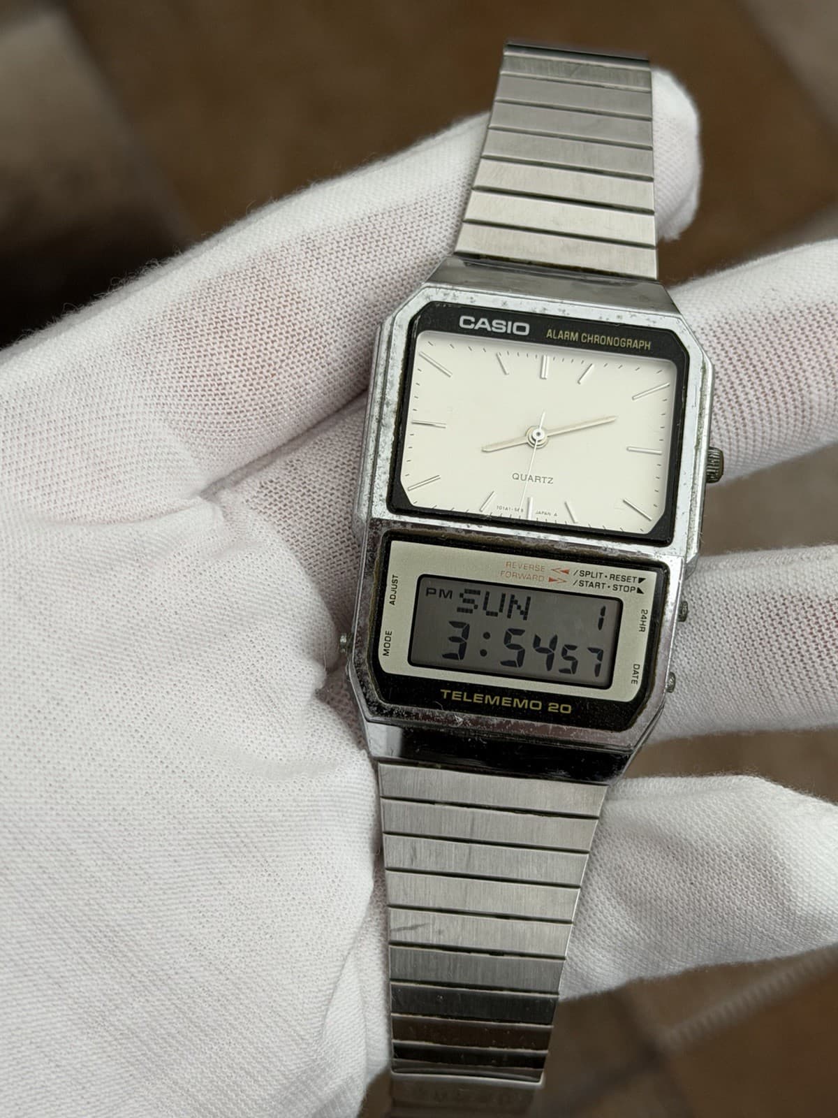 Rare Vintage Casio AB-200 Men’s Ana-Digi Sports Watch JDM 1980s Module 321 - Image 1