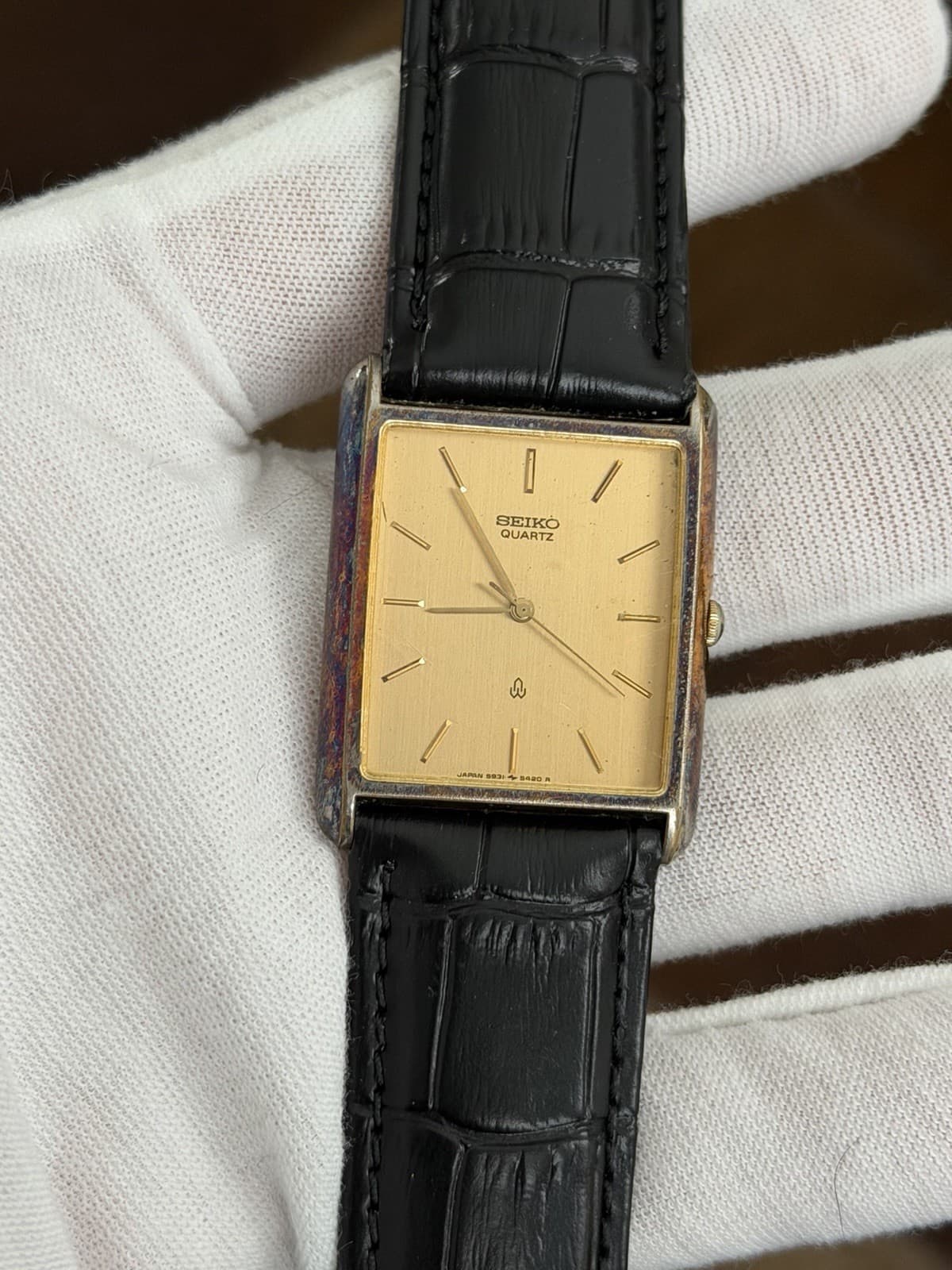 Rare Vintage Seiko Quartz 5931-5360 Men’s Classic Dress Watch JDM 1980s - Image 1