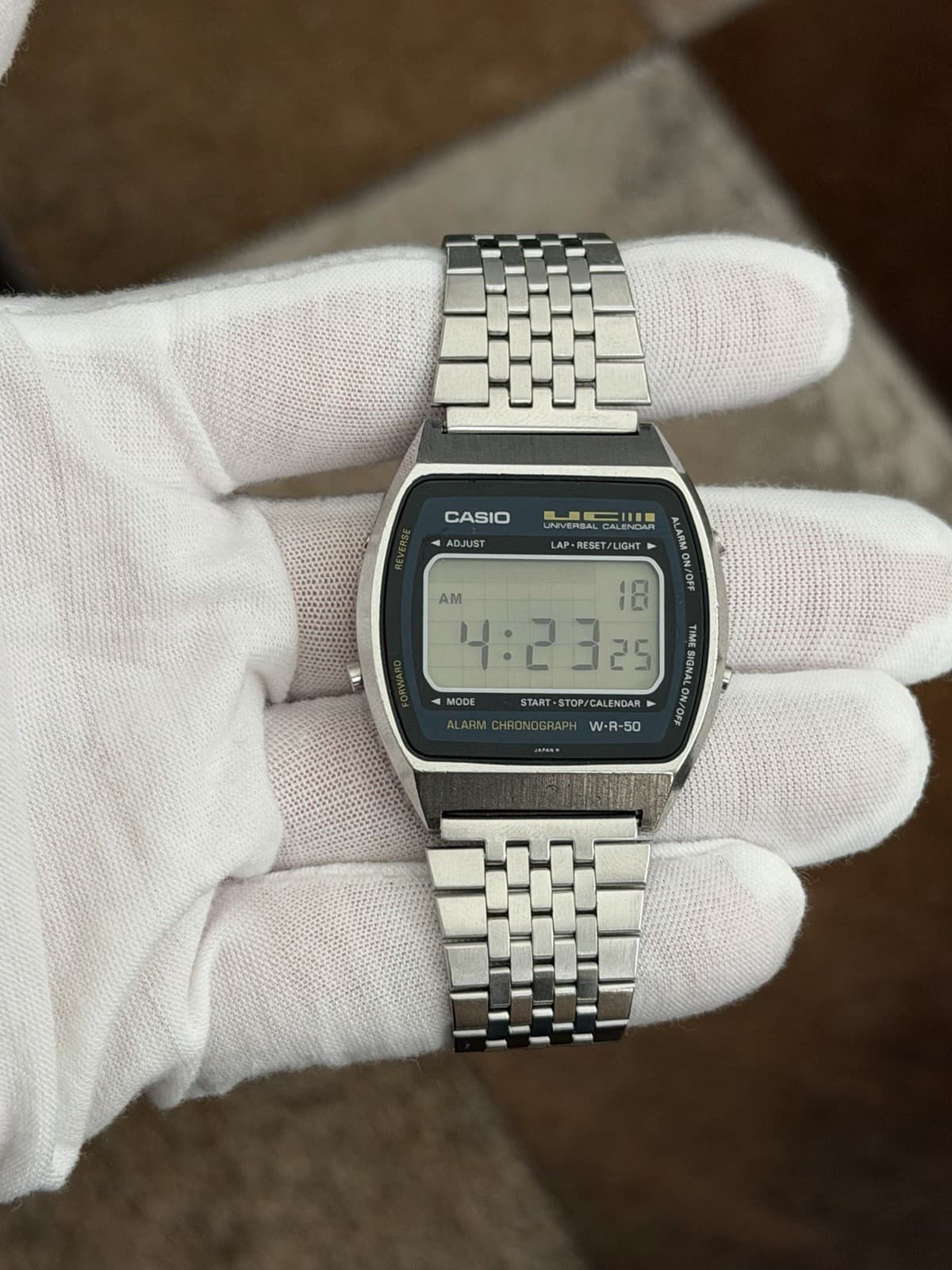 Casio Universal Calendar UC-50W Men’s Vintage Digital Sports Watch JDM 1970s