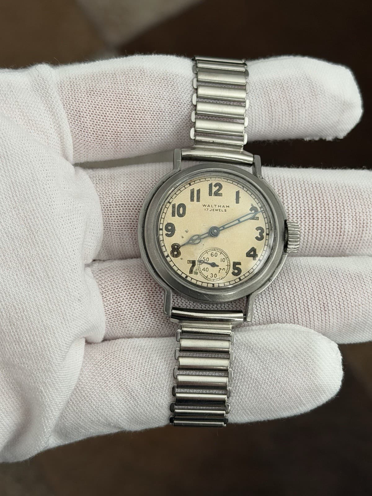 Vintage Waltham Ord. Dept. USA Men’s Manual Wind WW2 Military Watch 10617