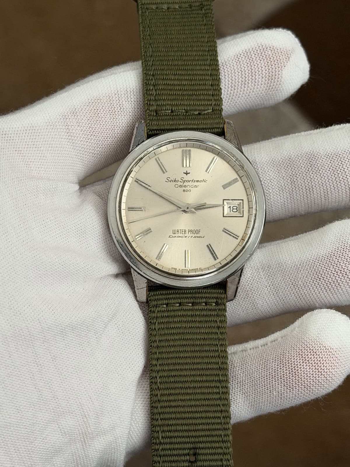 Rare Vintage Seiko Sportsmatic Calendar 7625-8961 Men’s Automatic Watch JDM 60s