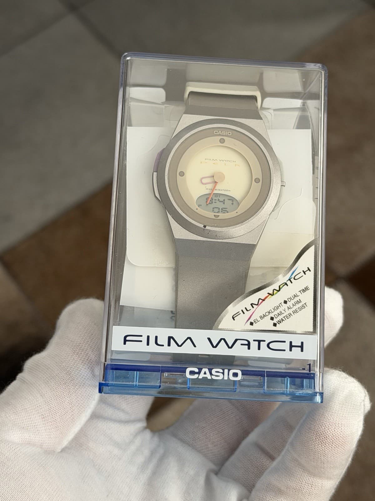Rare Vintage Casio FS-08 Pela Film Watch JDM 1990s Module 2374 - Image 1