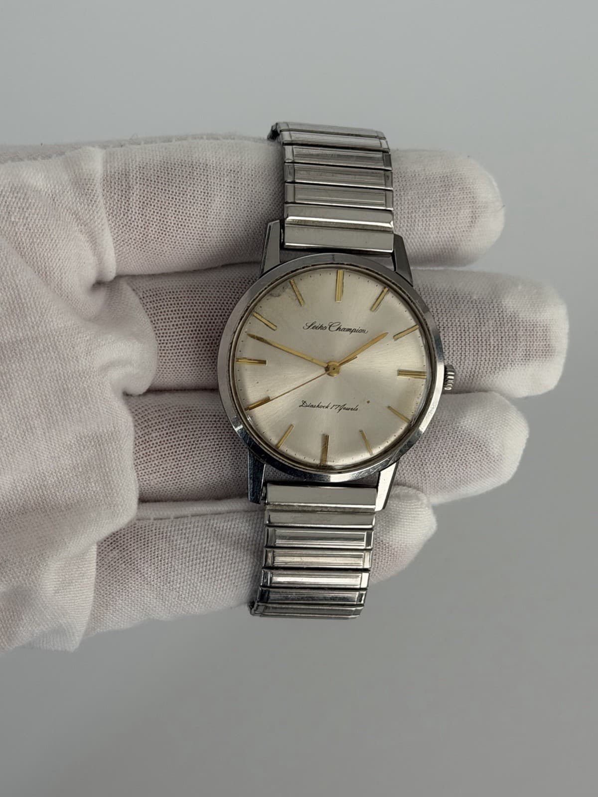 Seiko Champion J14082 Men’s Vintage 17J Manual Classic Dress Watch JDM 1960s