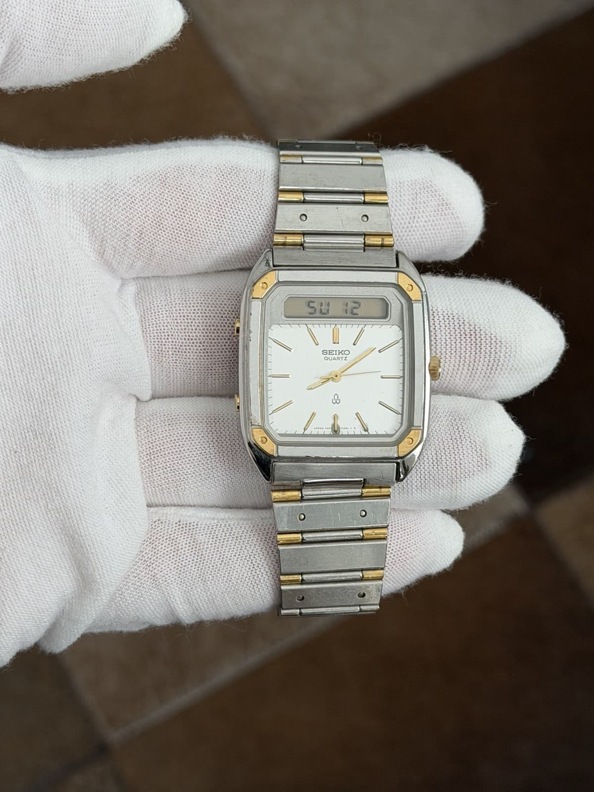 Rare Vintage Seiko H557-506A Men’s Ana-Digi Classic Dress Sports Watch JDM 1980s - Image 1