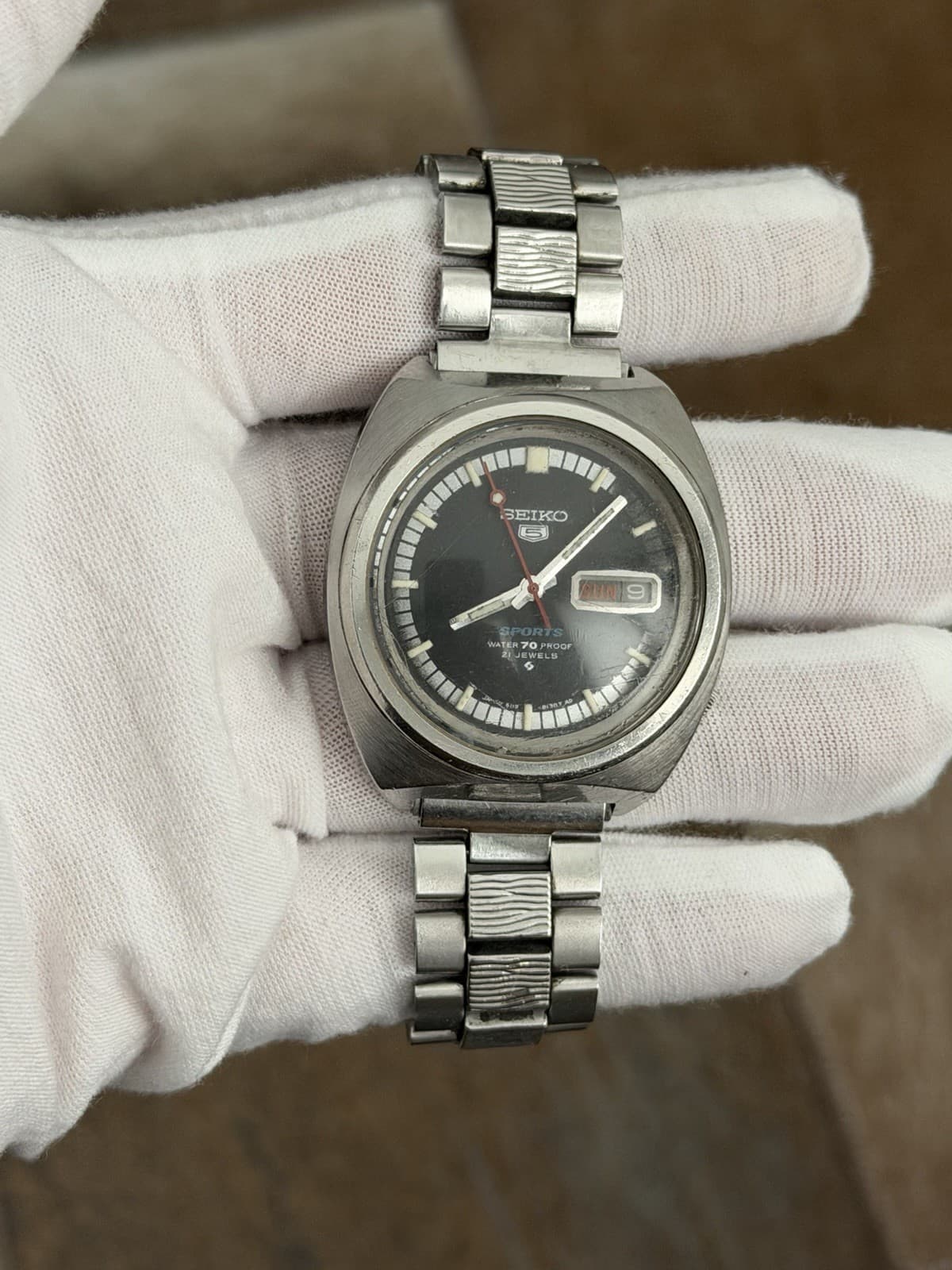 Seiko 5 Sports 6119-8130 Men’s Vintage 21J Automatic Watch JDM 1960s