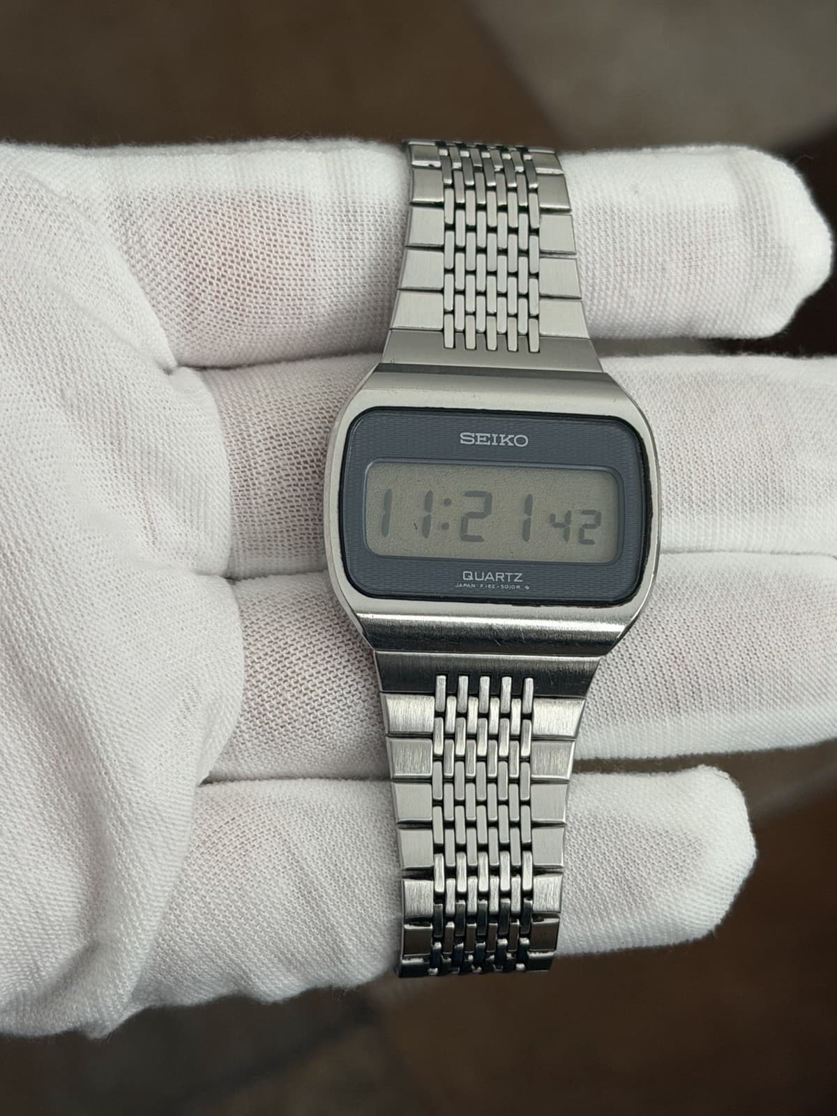 Rare Vintage Seiko Quartz F162-5010 Men’s Digital LCD Watch JDM 1970s